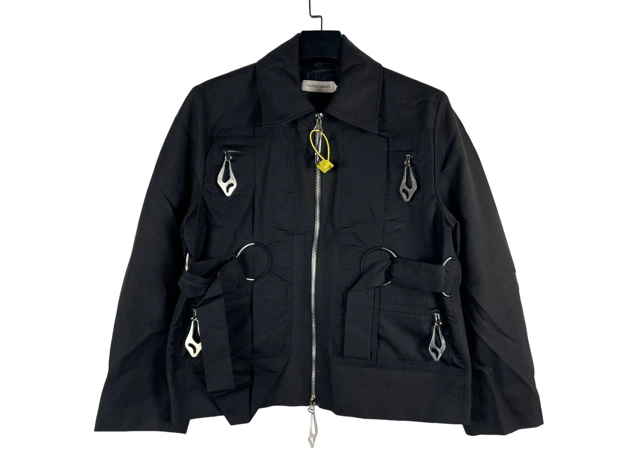 Namacheko Namacheko 21FW Runway Black Silver Puller Zip-Jacket Size US M / EU 48-50 / 2 - 1 Thumbnail