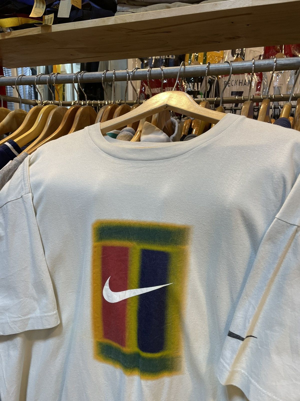 Nike Vintage Nike Tennis Court 90s Tee Size US XL / EU 56 / 4 - 2 Thumbnail