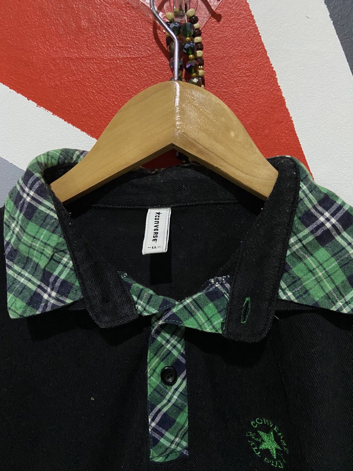 Converse Converse Green Collar Polo Tee Size US XL / EU 56 / 4 - 4 Thumbnail