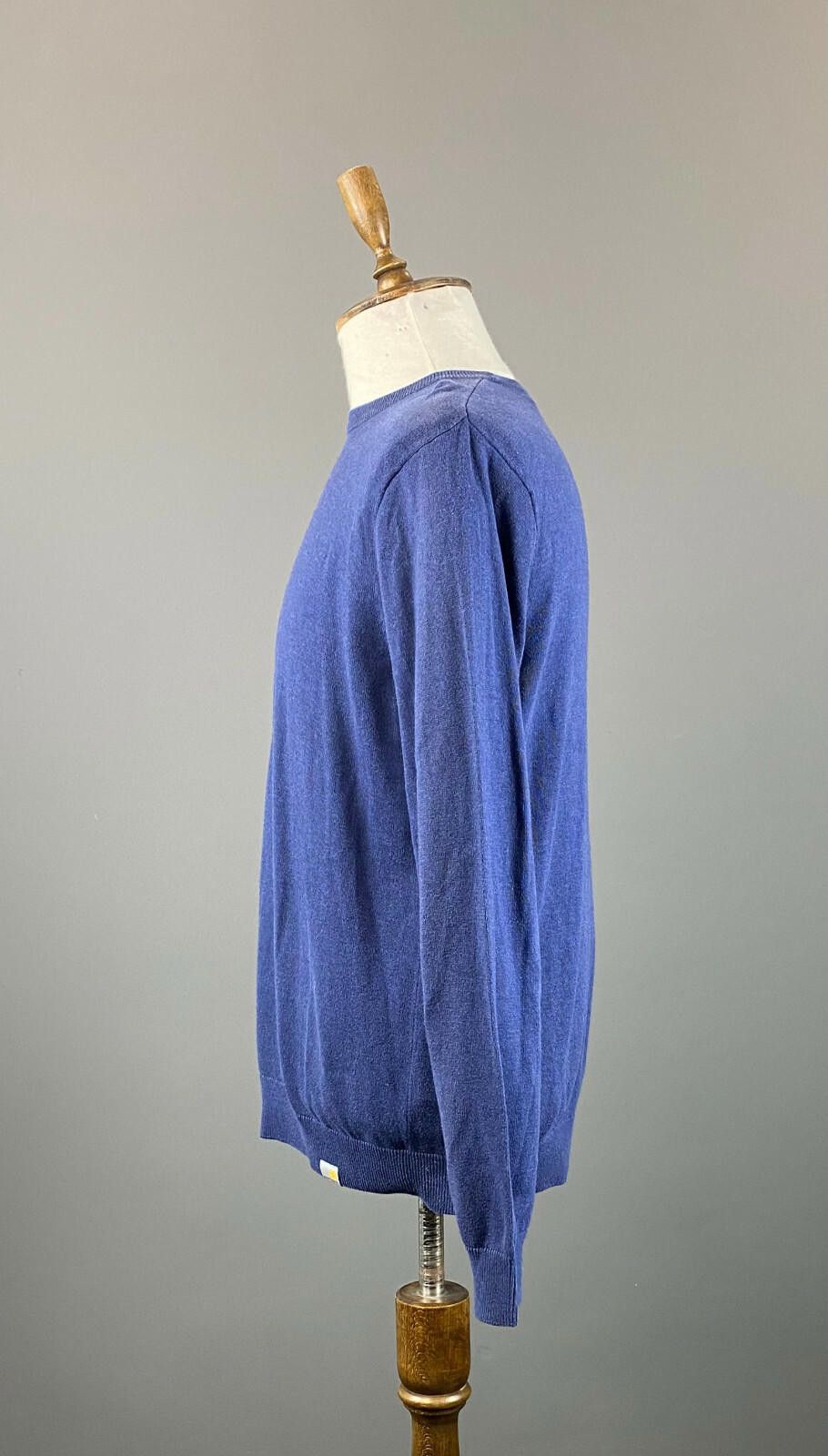 Carhartt Carhartt WIP Blue Cotton Swetshirt Playoff Sweater Size L Size US L / EU 52-54 / 3 - 4 Thumbnail