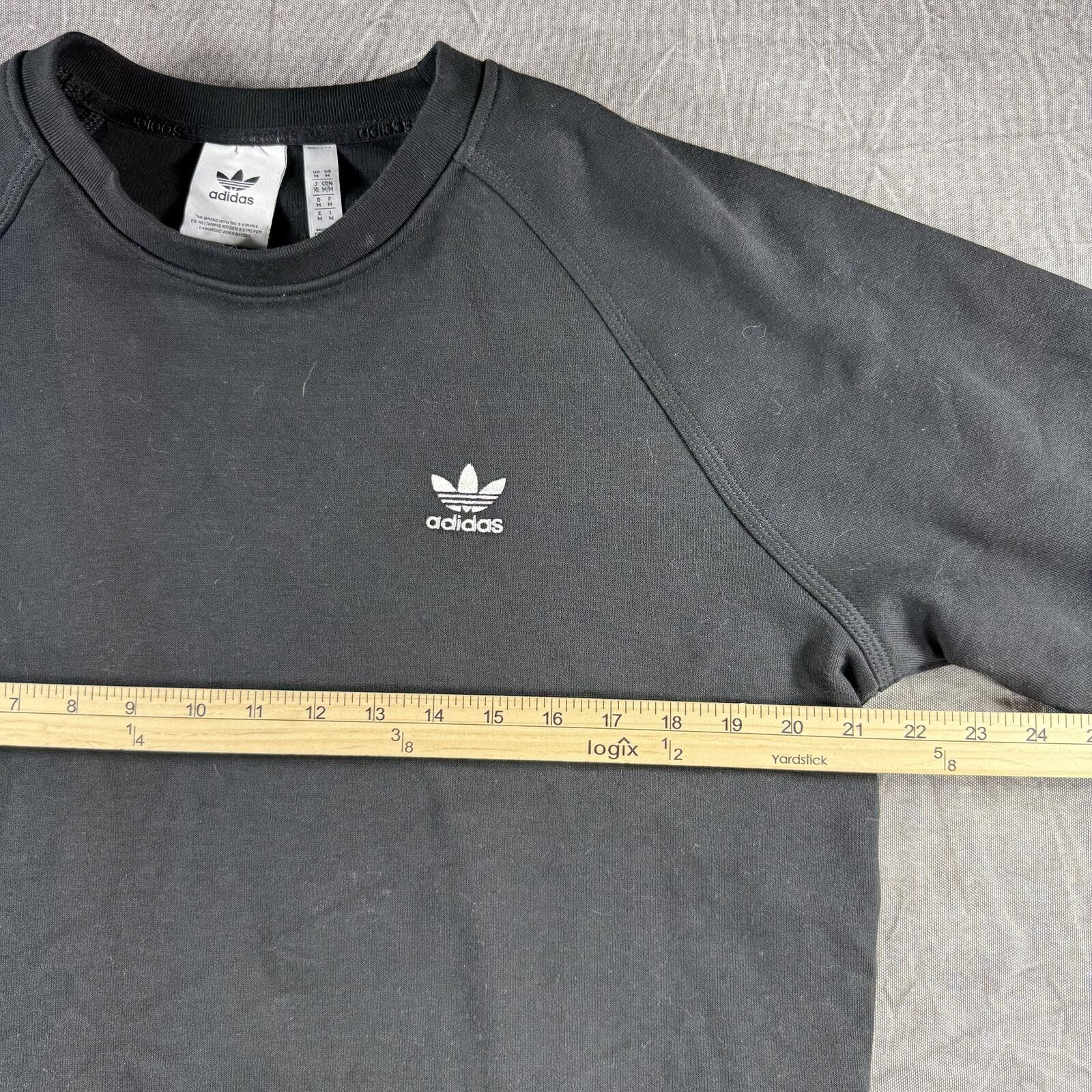 Adidas Adidas Sweater Men's M Black Crewneck Size US M / EU 48-50 / 2 - 6 Thumbnail