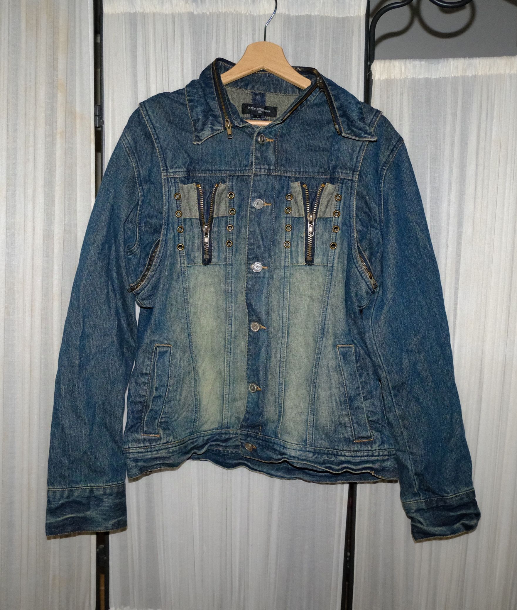 ジャケット・アウター m6823 in the attic Y2K denim jacket XL m6823 in the attic Y2K denim jacket XL