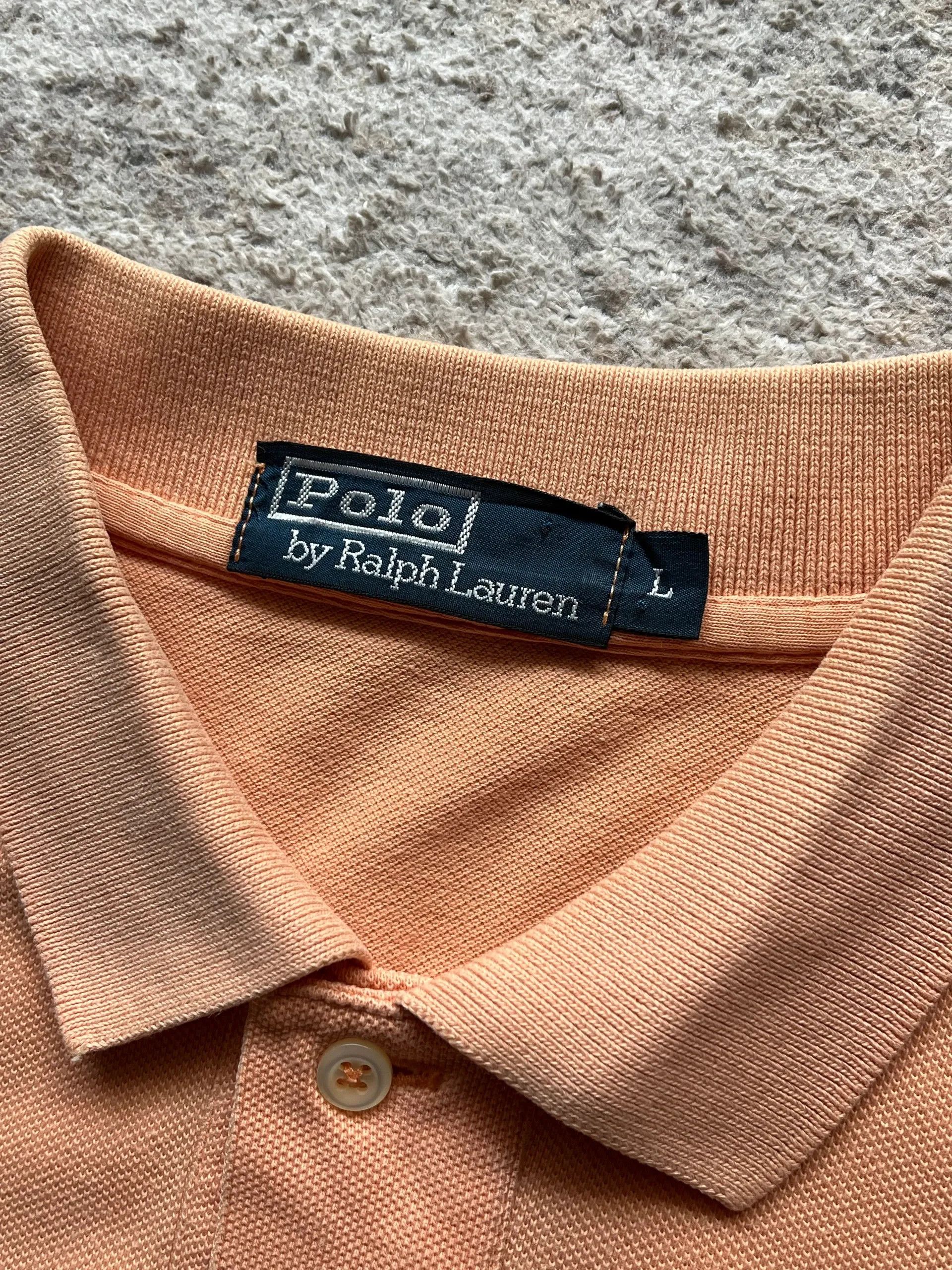 Polo Ralph Lauren Ralph Lauren Sz L Orange Polo Shirt Small Pony Size US XL / EU 56 / 4 - 14 Thumbnail