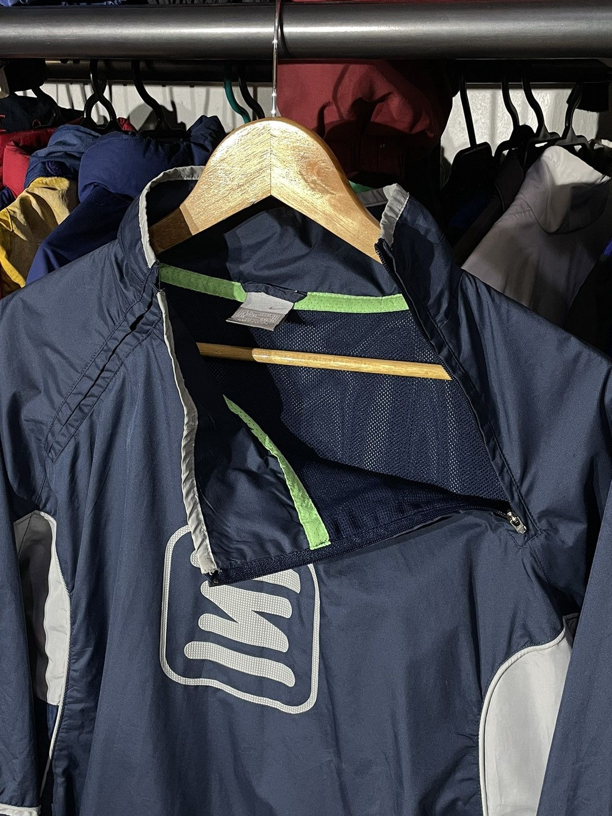Nike × Vintage Windbreaker Nike Shox 00’s Size US XL / EU 56 / 4 - 7 Thumbnail