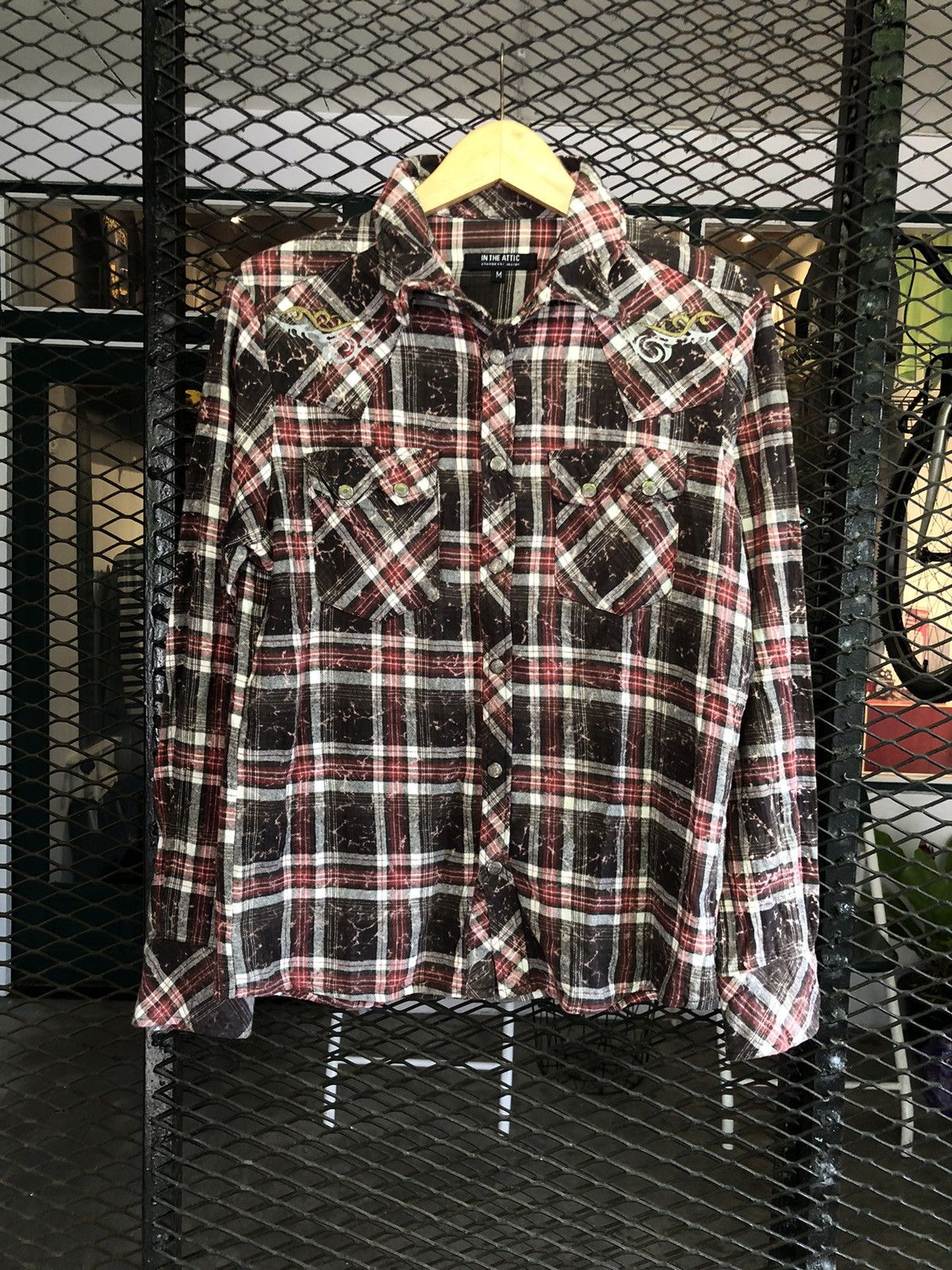 Hysteric Glamour × In The Attic × Japanese Brand IN THE ATTIC FLANNEL PLAID SHIRT Size US M / EU 48-50 / 2 - 1 Thumbnail