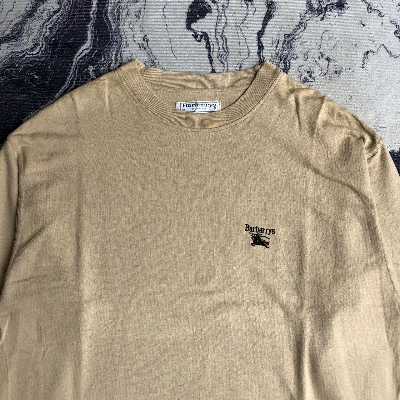 Burberry Vintage 90s Burberrys Embroidered Logo Crewneck Sweatshirt Size US XL / EU 56 / 4 - 3 Thumbnail