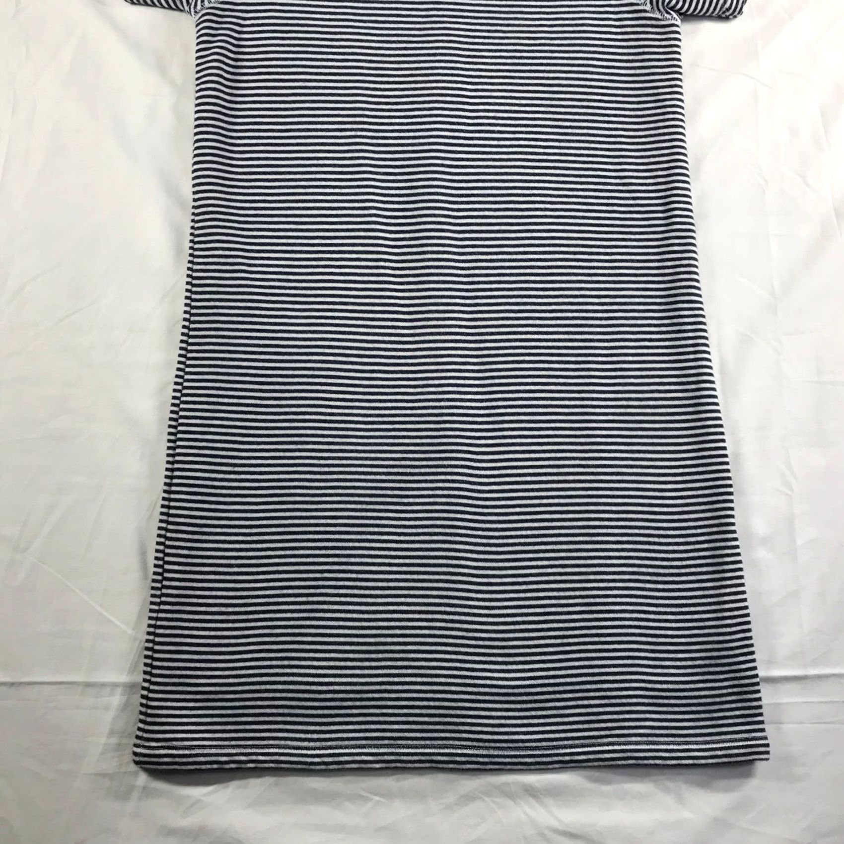 J.Crew J.Crew T-Shirt Dress Small Navy White Striped French Terry Raglan Short Sleeve Womens Size S / US 4 / IT 40 - 7 Thumbnail