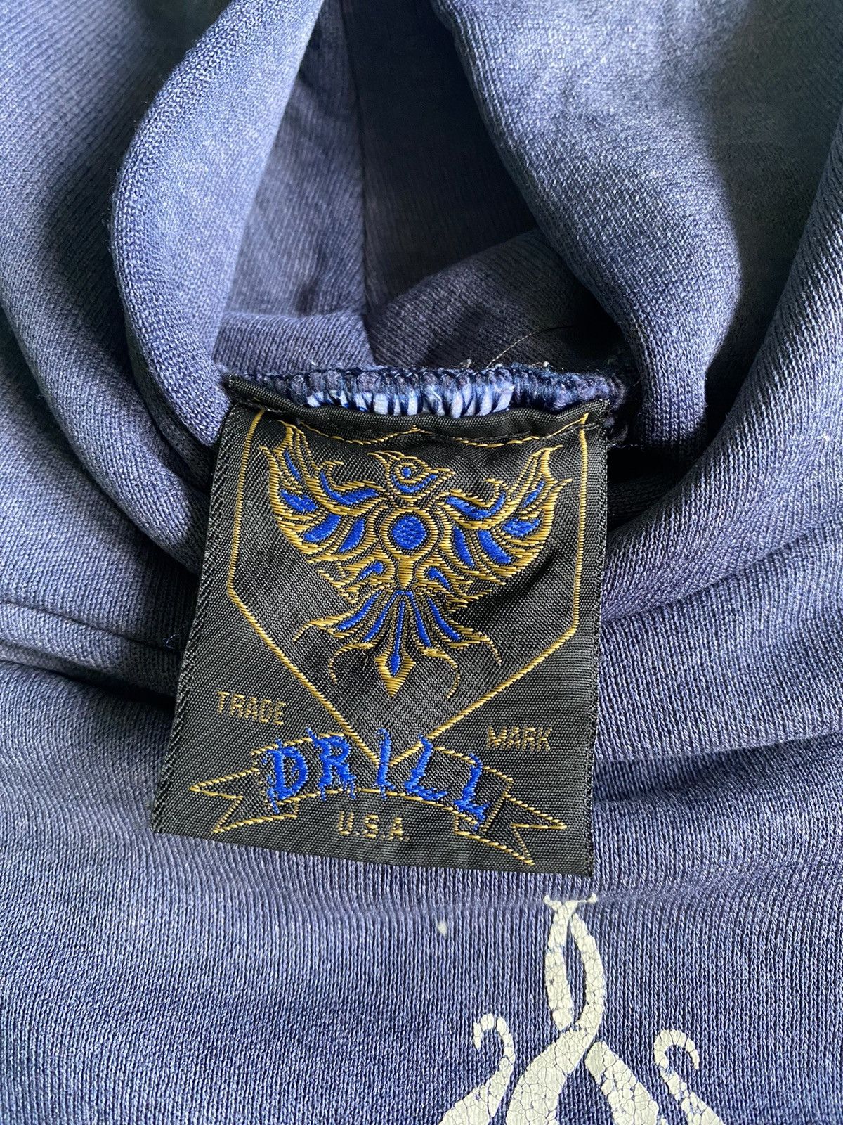 Other Vintage streatwear DRILL Usa center Big logo Hoodie Size US L / EU 52-54 / 3 - 5 Thumbnail