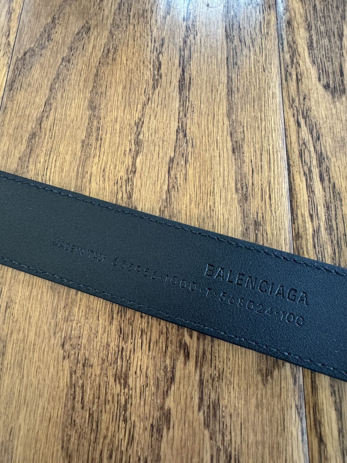 Balenciaga CROCODILE BALENCIAGA BELT SZ 100 Size ONE SIZE - 6 Thumbnail