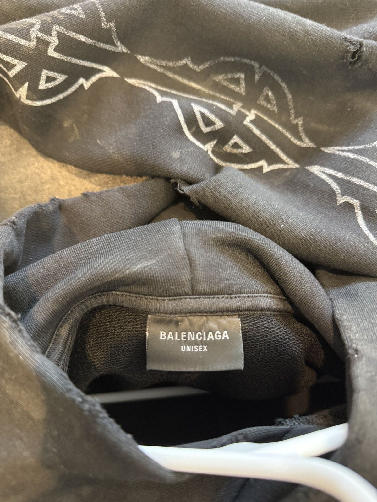 Balenciaga Balenciaga Paris Moon Hoodie Size US S / EU 44-46 / 1 - 11 Thumbnail