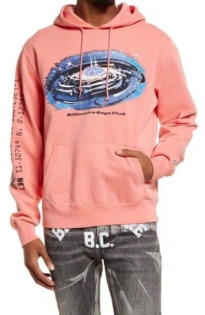 image of Billionaire Boys Club Bb Lightspeed Hoodie in Shell Pink, Men's (Size 2XL)