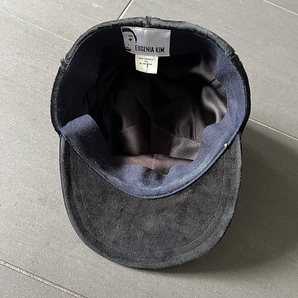 Eugenia Kim Calf Hair Leather Hat Size ONE SIZE - 6 Thumbnail
