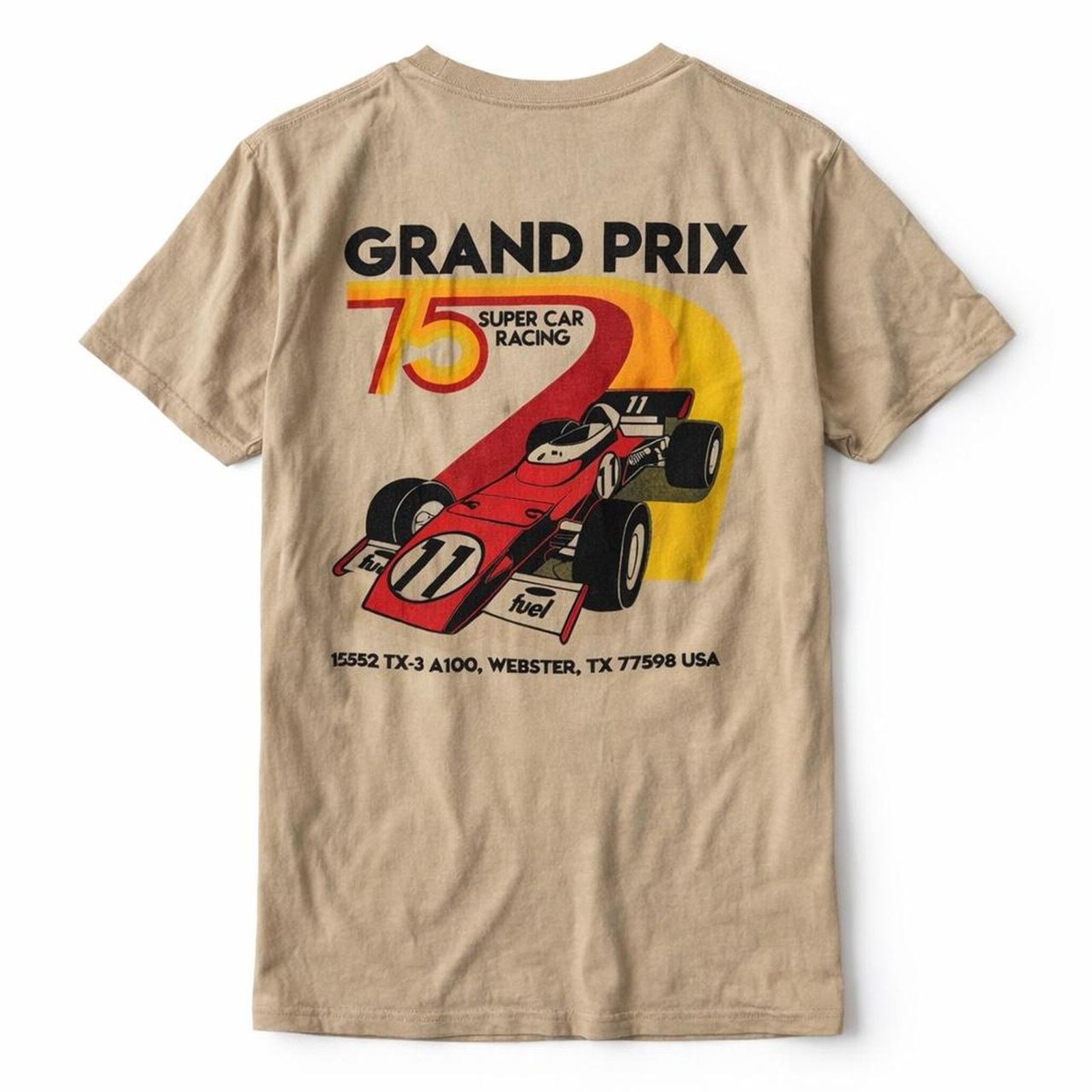 Other Grand Prix 75 Super Car Racing Tee Beige F1 Call Your Mother Size US L / EU 52-54 / 3 - 1 Thumbnail