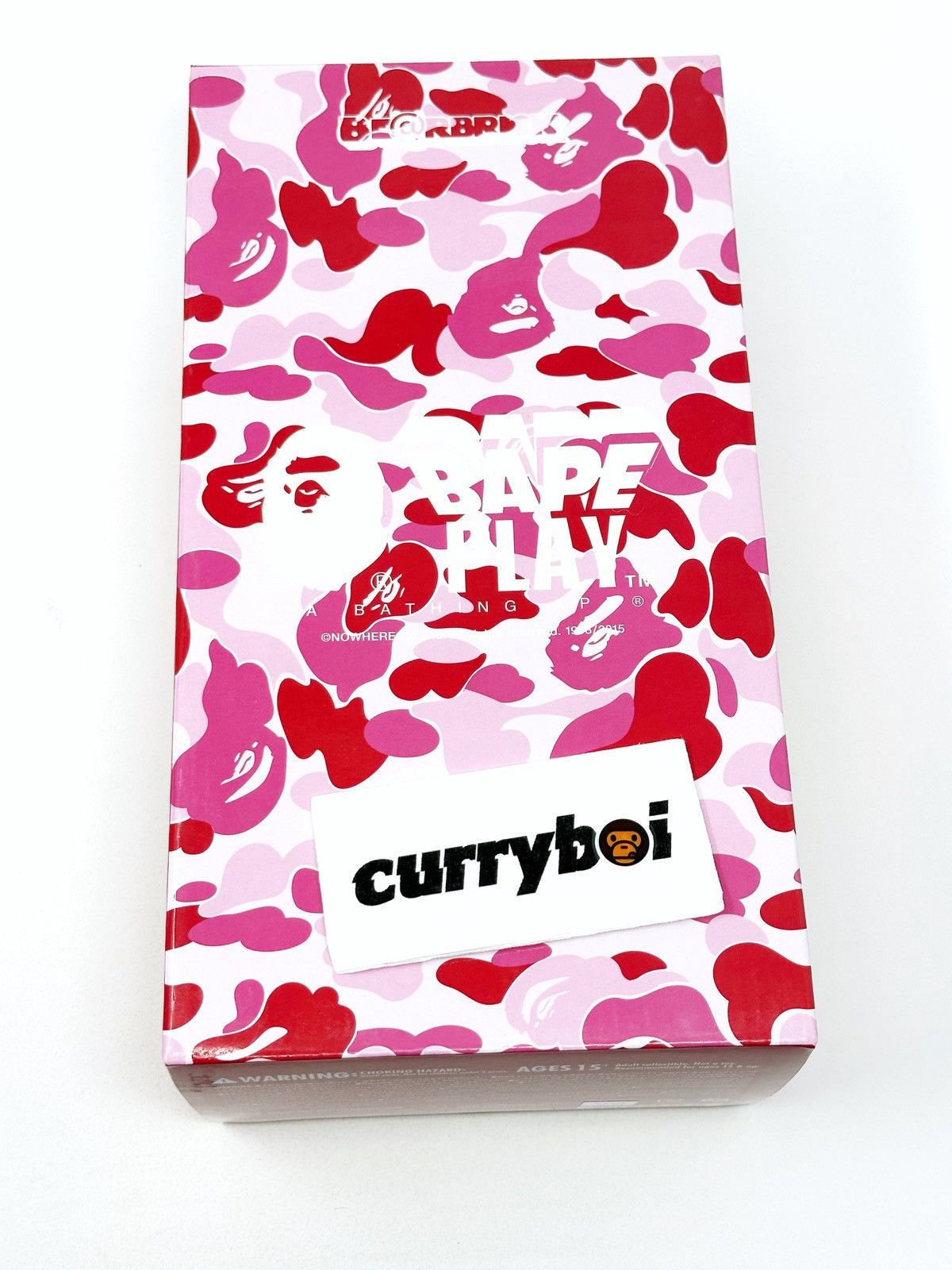 Bape Bearbrick x BAPE Camo Shark 400% Pink Size ONE SIZE - 6 Thumbnail