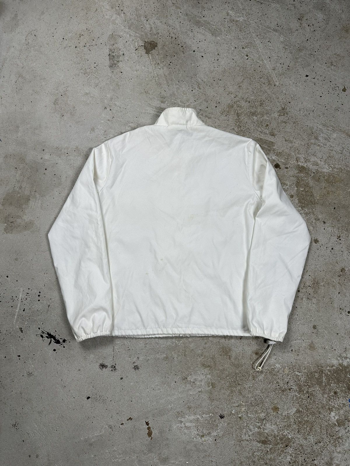 Nike × Vintage Vintage y2k Nike White Track Jacket Swoosh Size US S / EU 44-46 / 1 - 2 Thumbnail