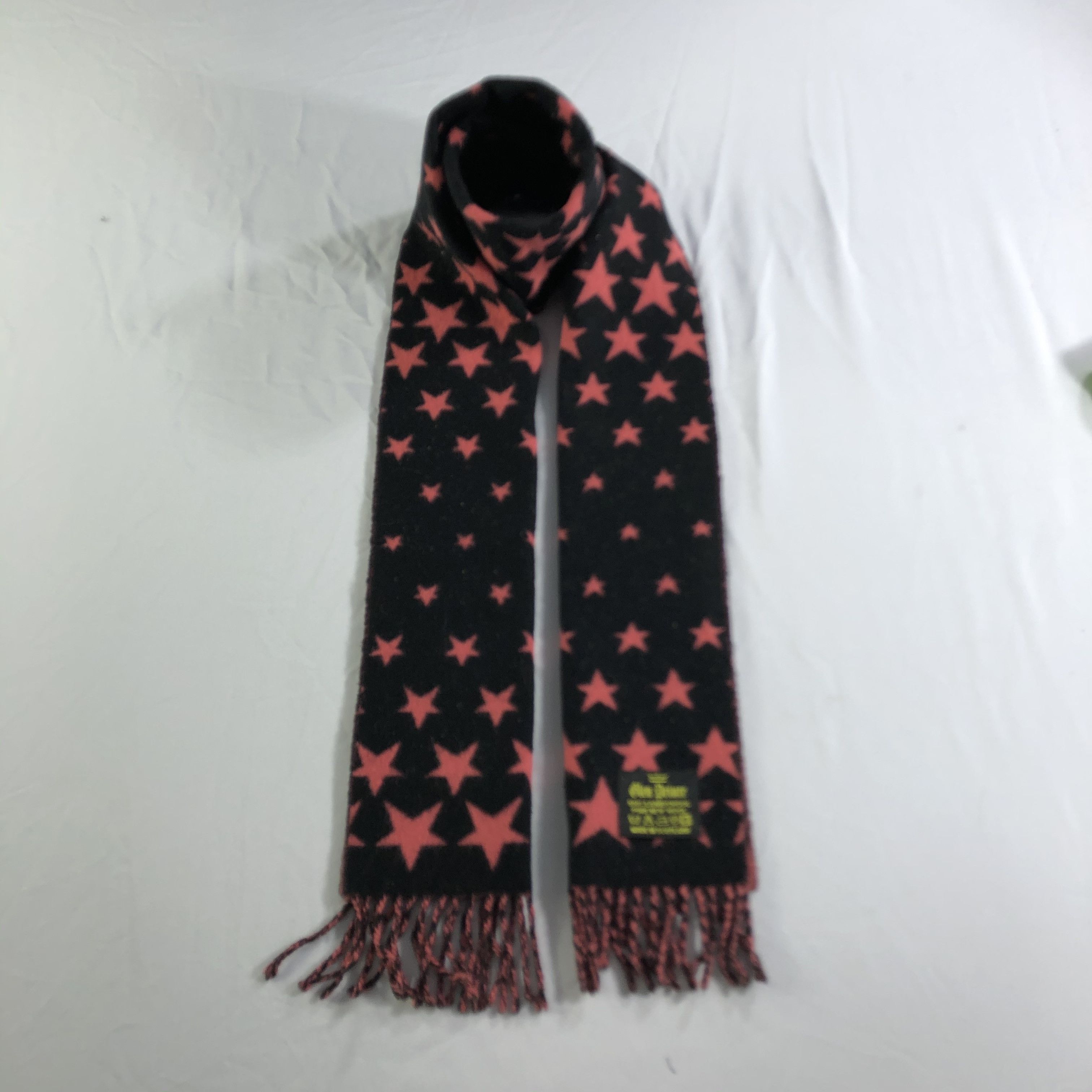 Vintage Glen Prince Stars Wool Scarf Muffler Neckwear V2357 Size ONE SIZE - 1 Thumbnail