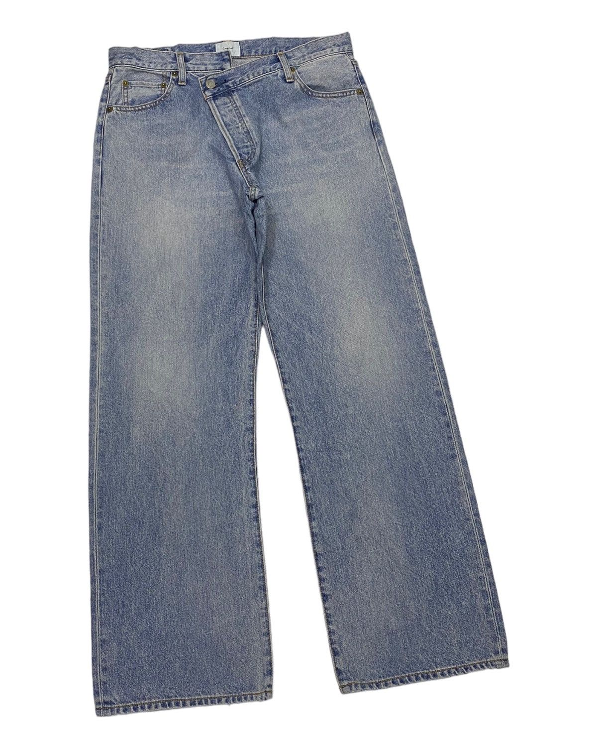 Hysteric Glamour × Undercover 🔥BAGGY JEANS SLANTED WAIST UNGRID JAPAN UNDERCOVER STYLE Size US 34 / EU 50 - 6 Thumbnail