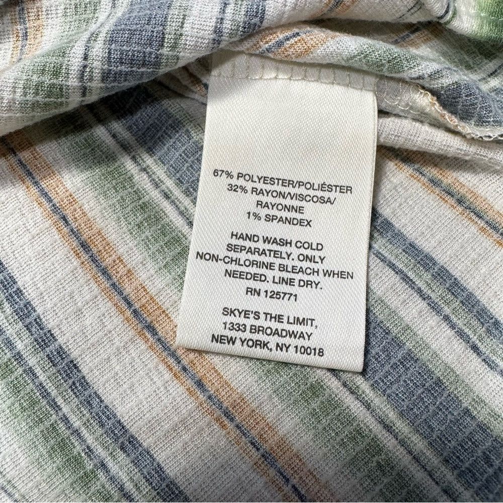 Other New Skye's The Limit Striped Tie Front Top Size 2X Size XXL / US 16-18 / IT 52-54 - 8 Thumbnail