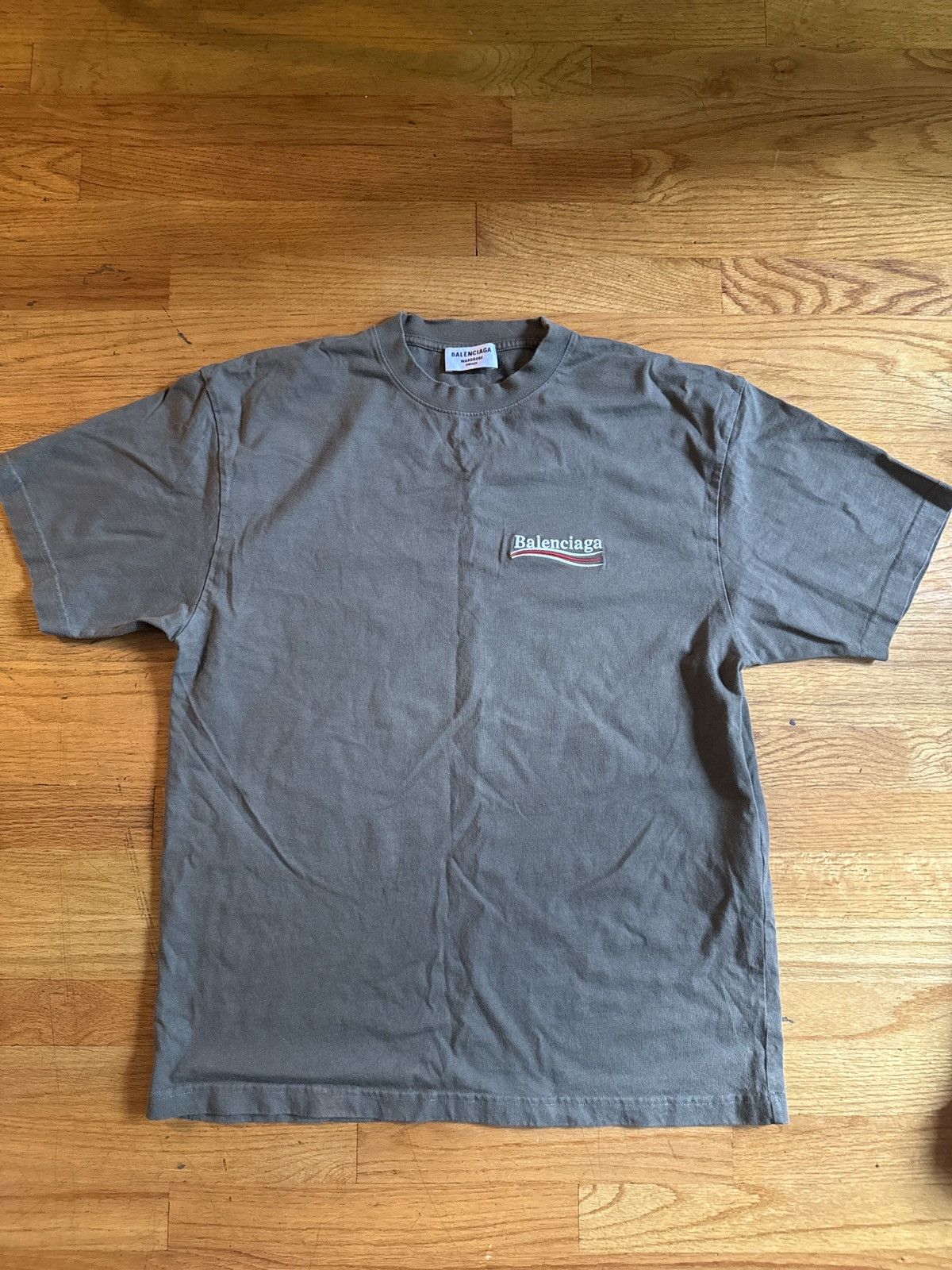 Balenciaga BALENCIAGA “ LOGO TEE” Size US S / EU 44-46 / 1 - 1 Thumbnail