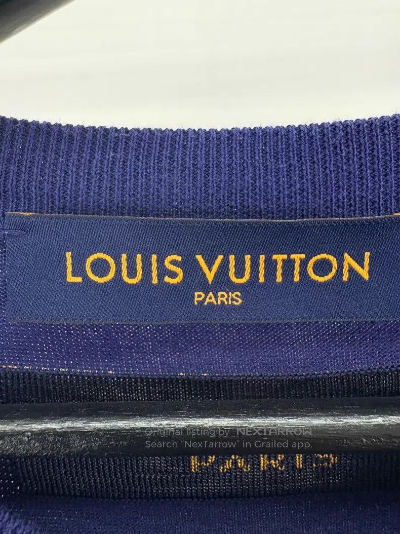 Louis Vuitton Louis Vuitton Blue and purple knitted short sleeve Size US S / EU 44-46 / 1 - 5 Thumbnail