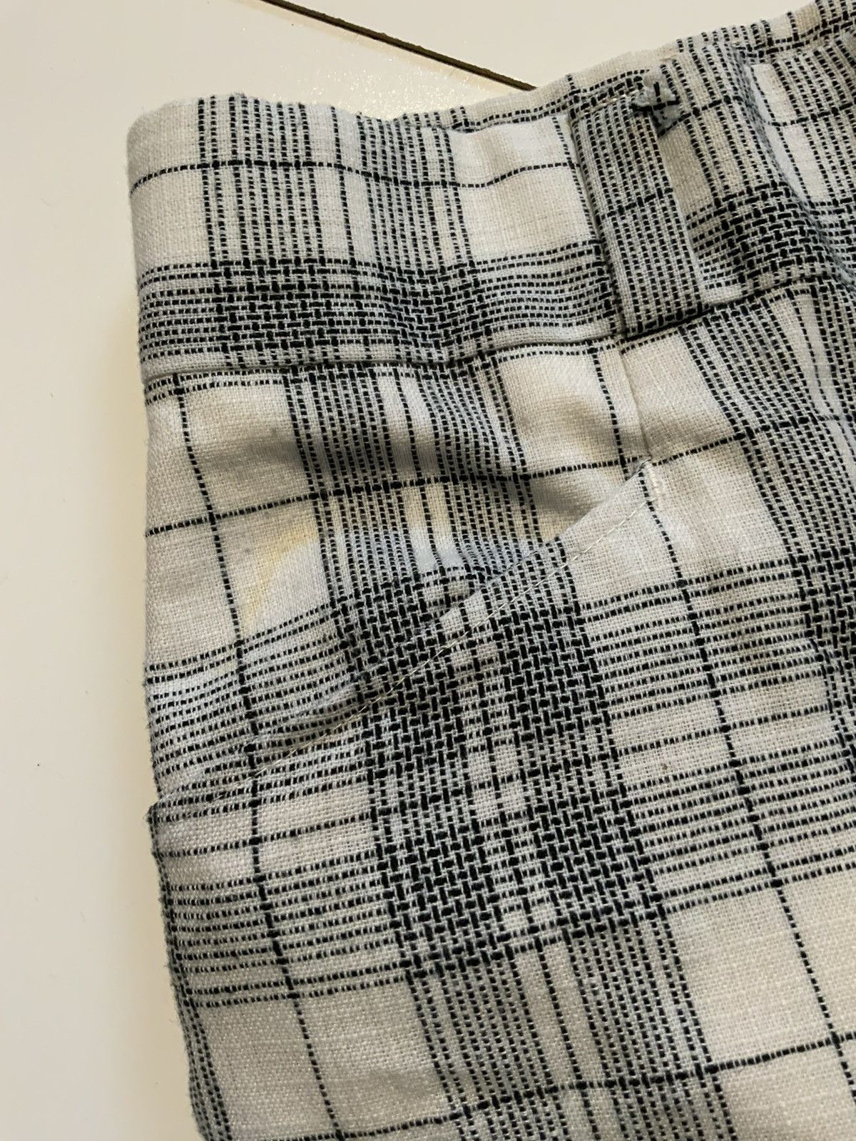 Vintage 70s PenWest Western Leisure Rockabilly Plaid Cowboy Pants Size US 32 / EU 48 - 10 Thumbnail