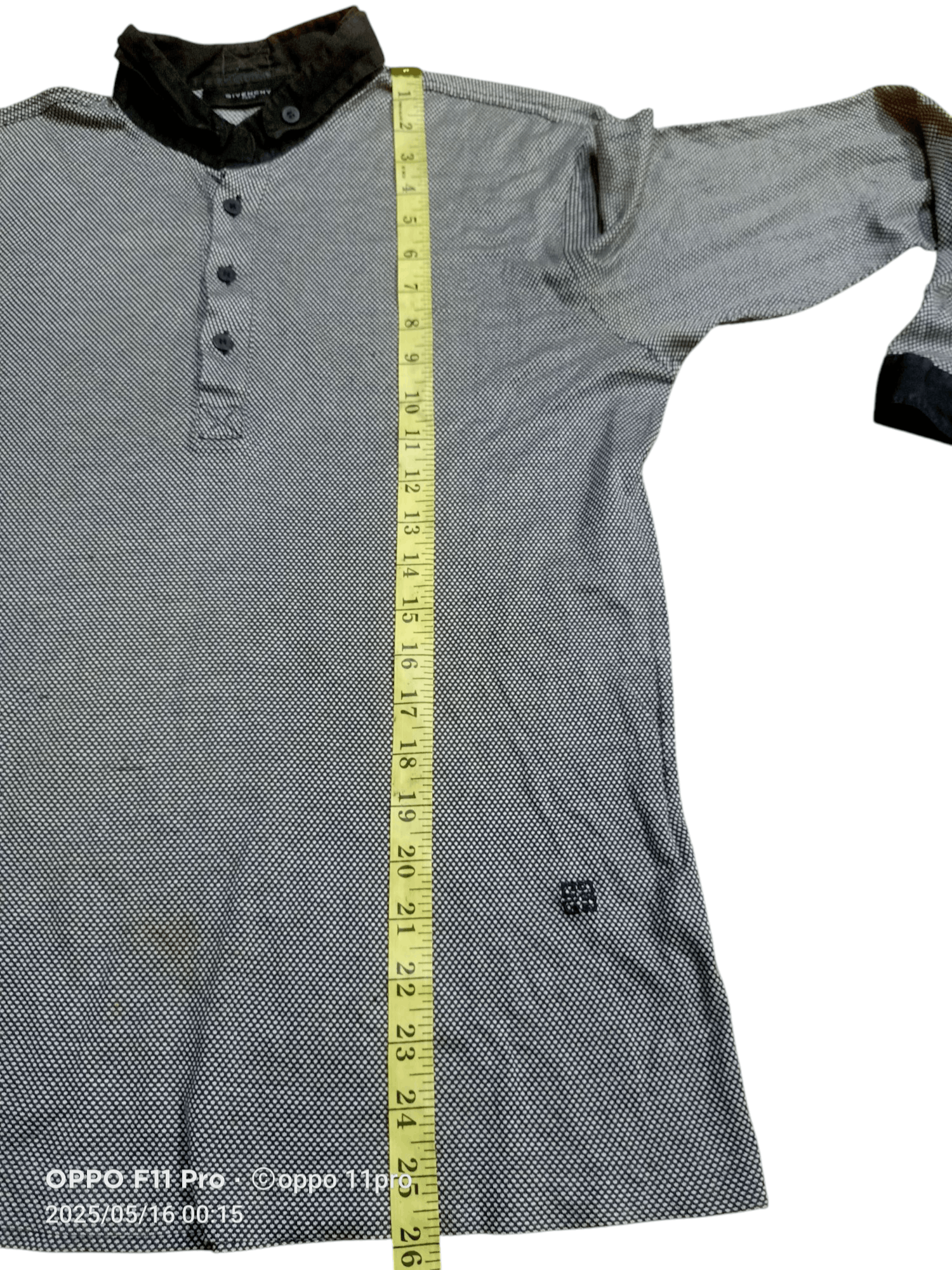 Givenchy × Riccardo Tisci Givenchy Paris Vintage 90s LongSleeve Polo Double Coller Size US M / EU 48-50 / 2 - 10 Thumbnail