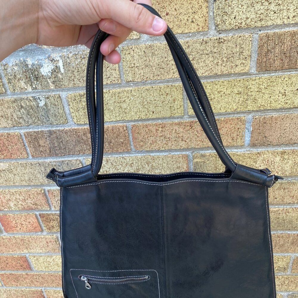 Vintage Vintage Christopher Kon Purse Handbag Black Size ONE SIZE - 8 Thumbnail