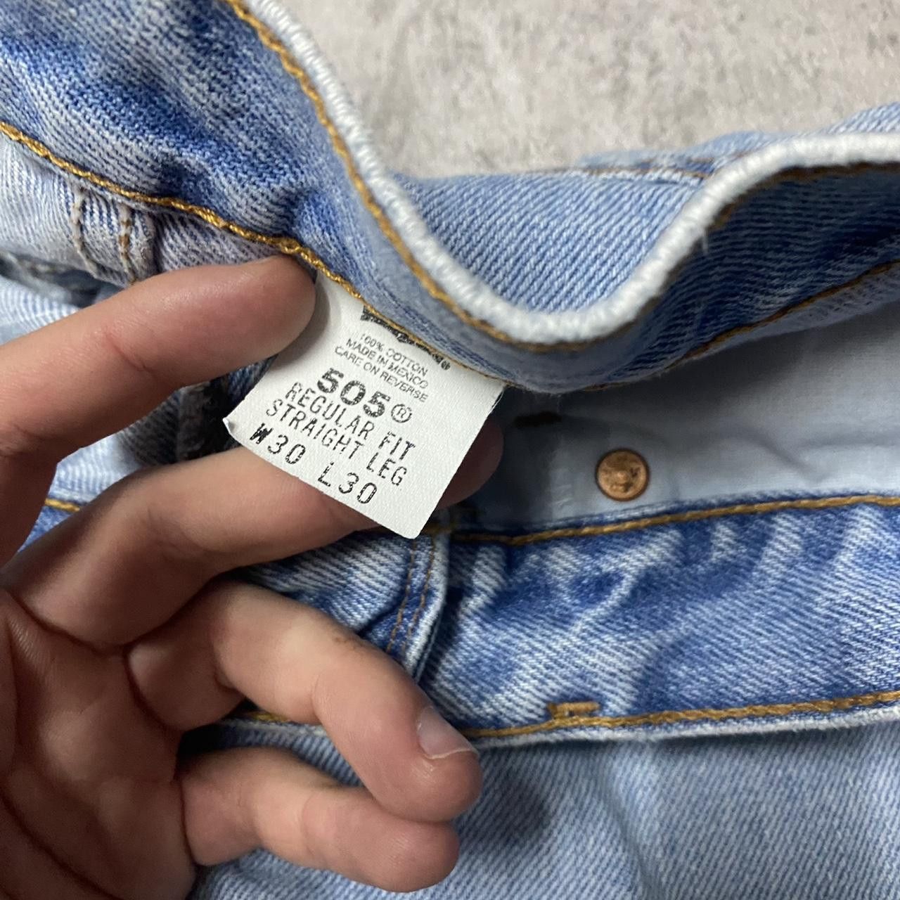 Levi's Levi's 505 blue denim jeans jeans Size 30" / US 8 / IT 44 - 4 Thumbnail