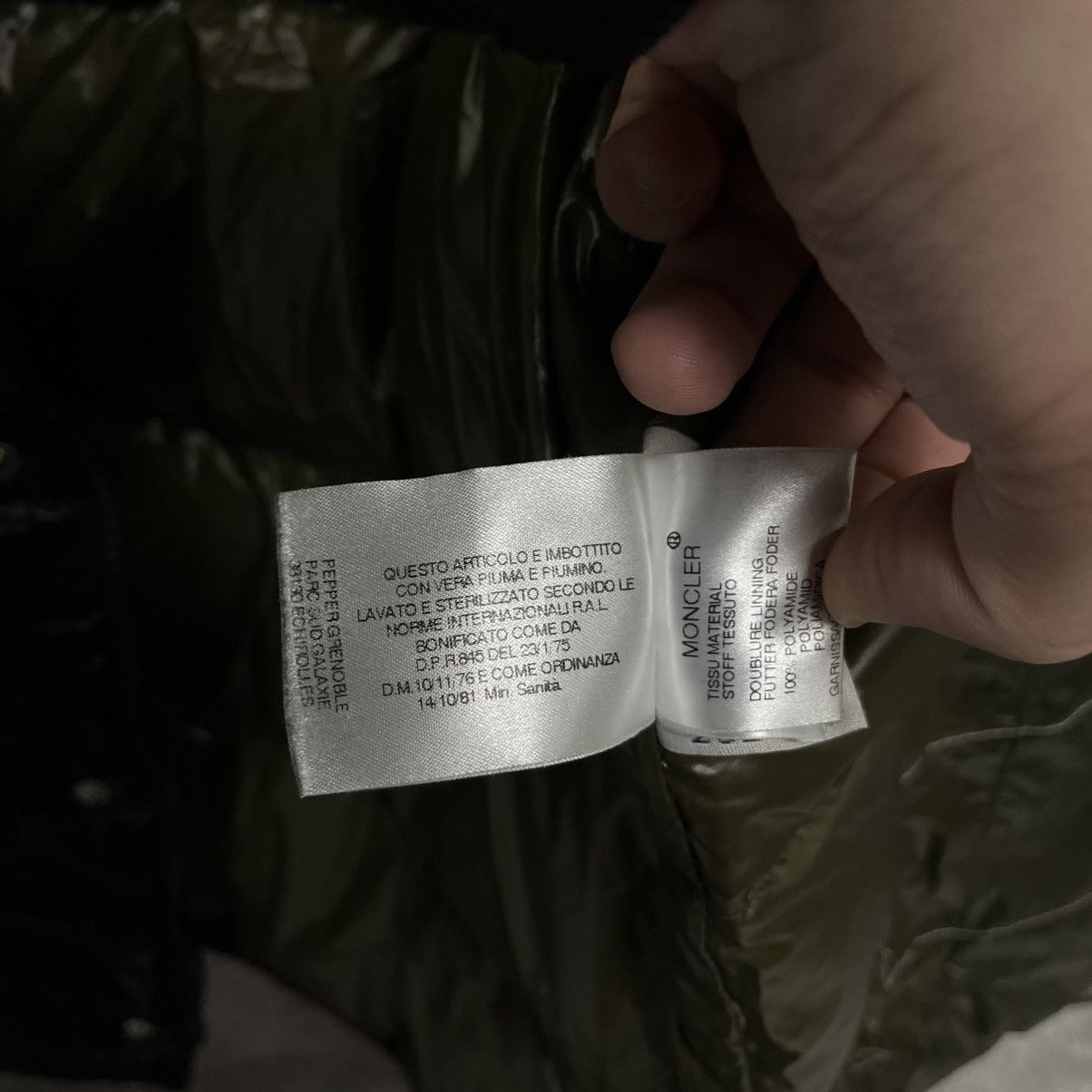 Moncler Moncler Puffer Jacket Big Logo Black Size US M / EU 48-50 / 2 - 20 Thumbnail
