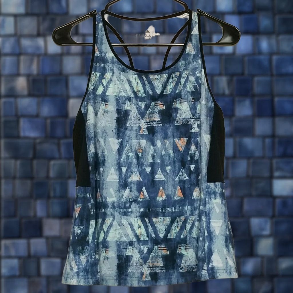 Adidas Adidas Womens Tank Top Racerback Sleeveless Active Shirt Blue M Size M / US 6-8 / IT 42-44 - 1 Thumbnail
