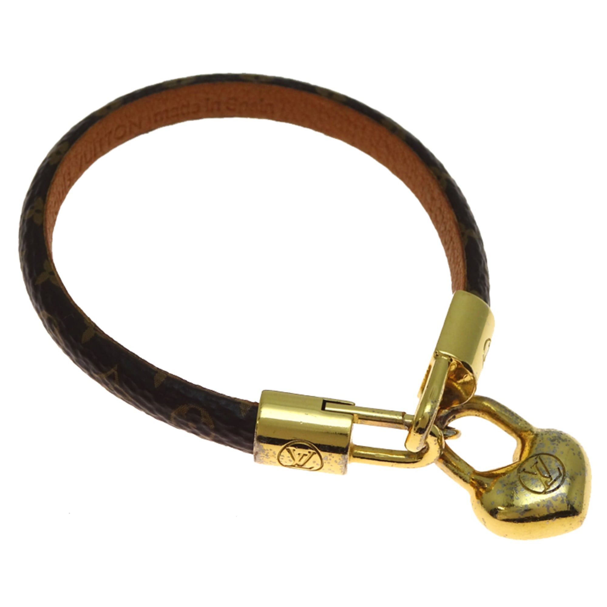 Louis Vuitton Louis Vuitton Crazy in Rock BL #17 Women's Bracelet M6451F Monogram Brown Size ONE SIZE - 1 Thumbnail