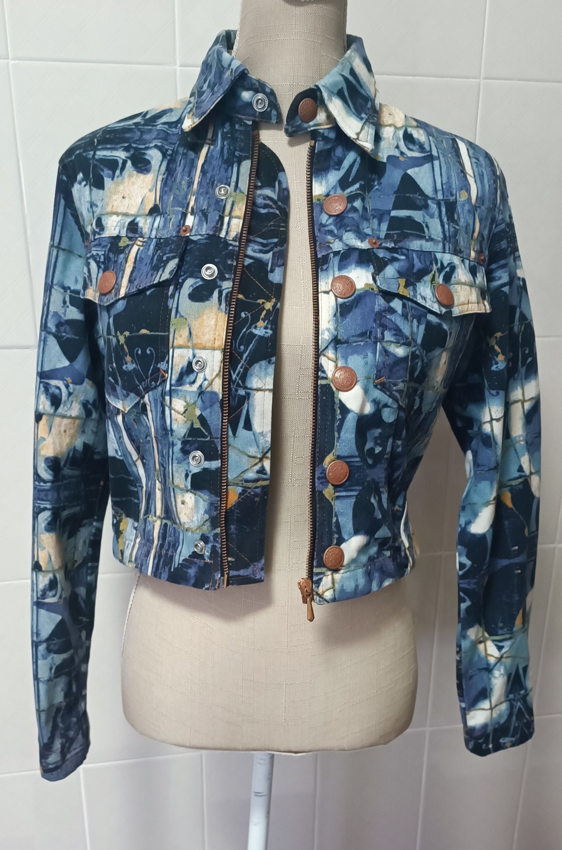 Jean Paul Gaultier 90's Gaultier Jeans - Women silhouettes jacket Size M / US 6-8 / IT 42-44 - 25 Thumbnail