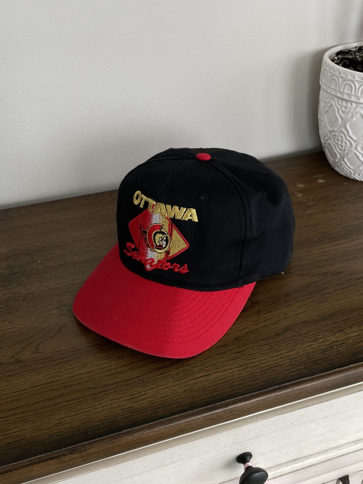 Ccm × NHL × Vintage 🇨🇦 Vintage Ottawa Senators CCM NHL Hat Cap Snapback Hockey Size ONE SIZE - 12 Thumbnail