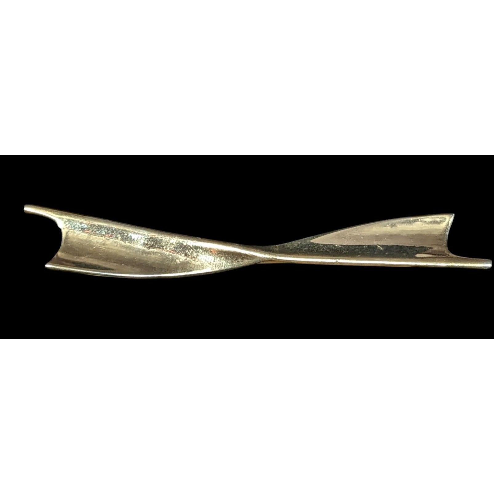 Other Vintage Art Deco Style Gold Tone Twist Brooch Size ONE SIZE - 1 Thumbnail