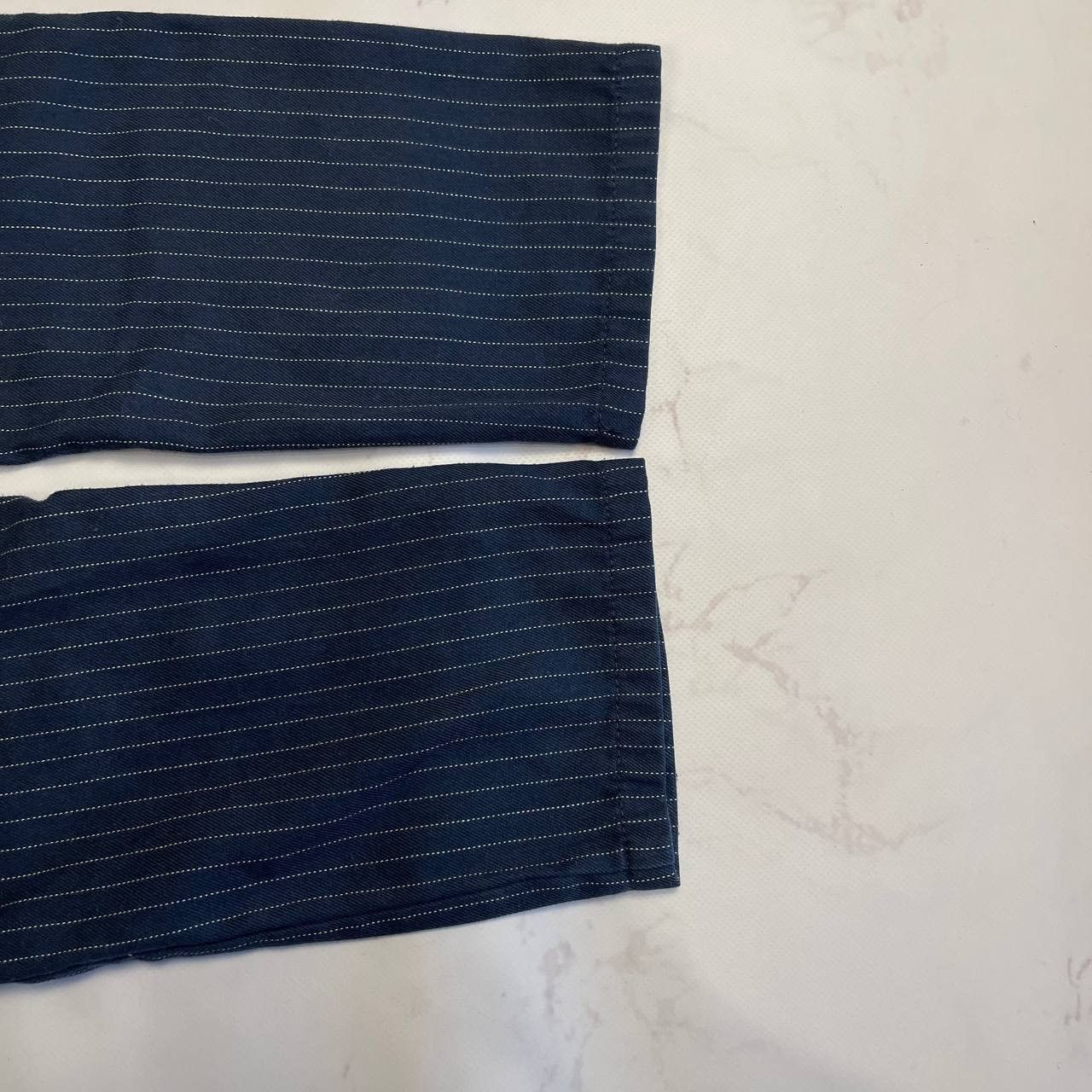 Tommy Hilfiger Tommy Hilfiger Striped Casual Pants Strech Size M Blue Size US 42 / EU 58 - 3 Thumbnail