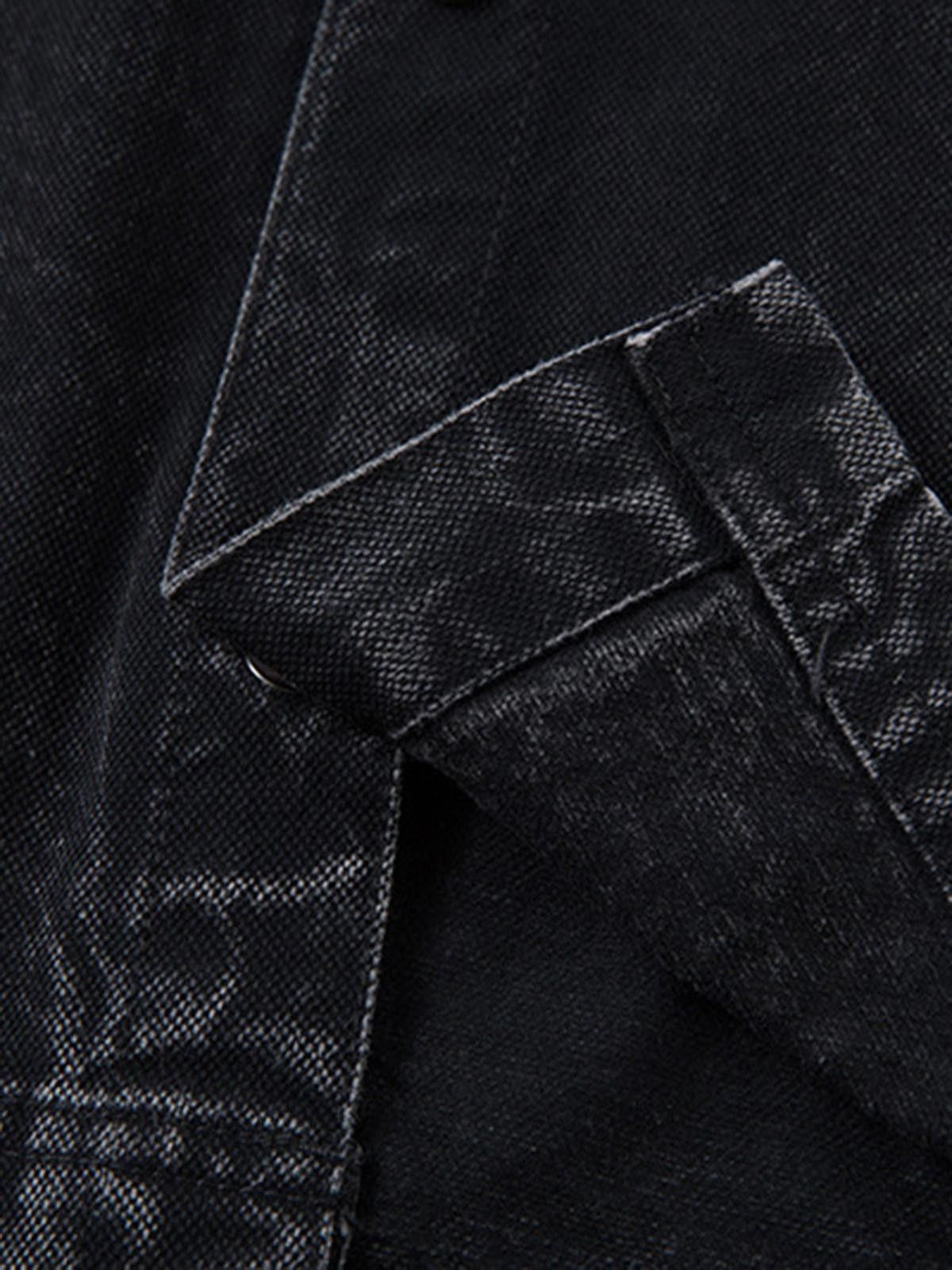 Jean Rivet Deconstructed Denim Short-sleeved Shirt Size US M / EU 48-50 / 2 - 7 Thumbnail