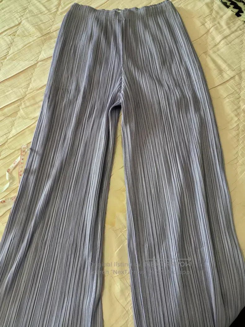 Other Issey Miyake Gray straight-leg pants Size 26" / US 2 / IT 38 - 1 Thumbnail