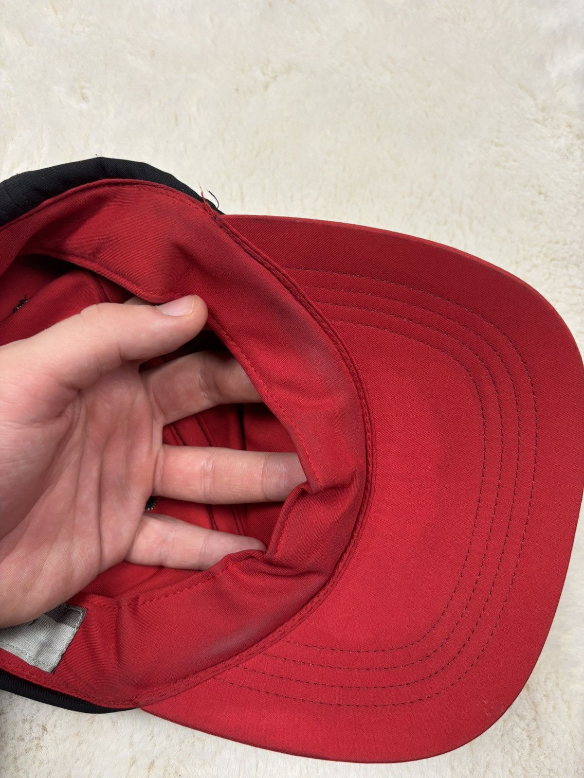 Nike × Vintage Nike Vintage FC Manchester United Soccer Cap Rare Size ONE SIZE - 10 Thumbnail