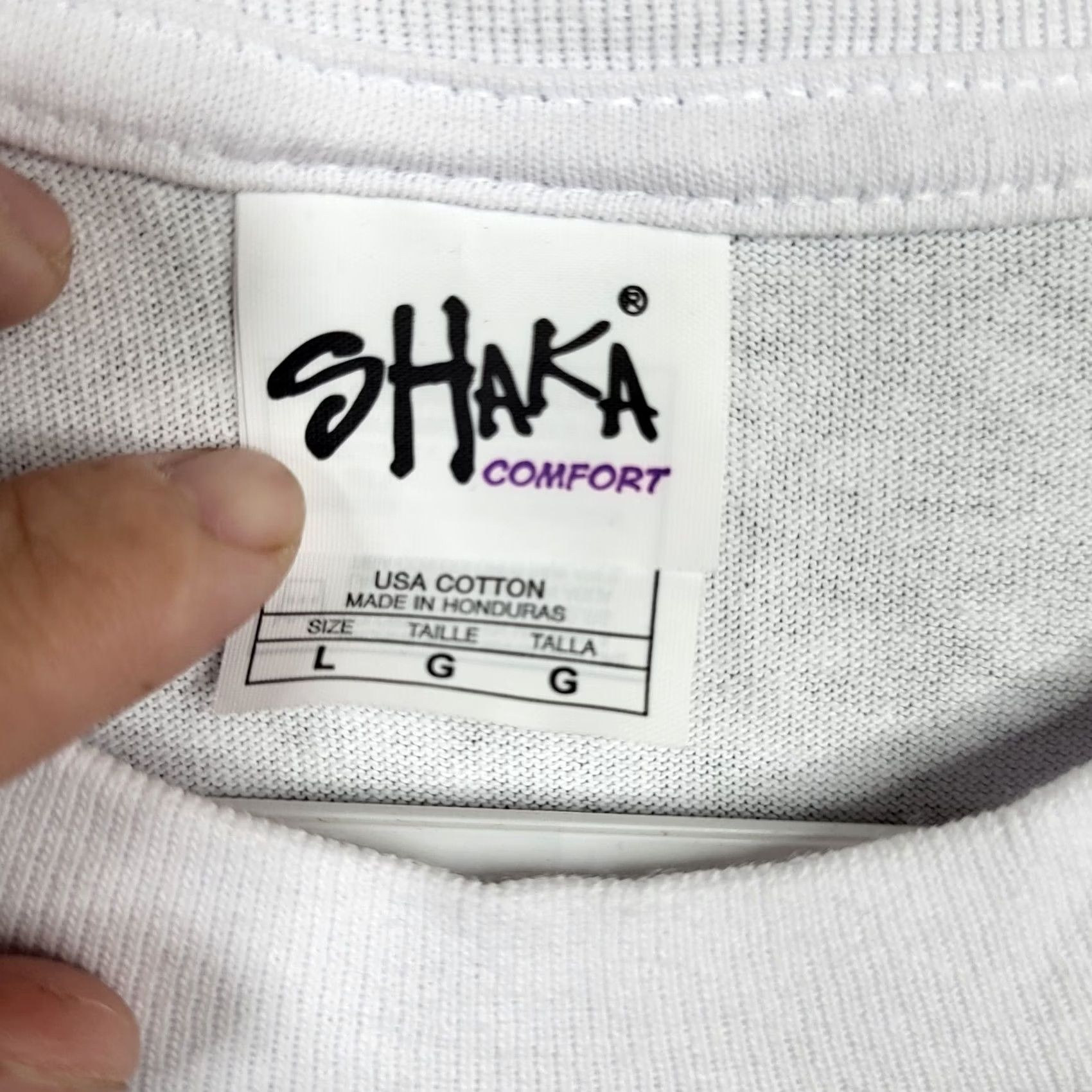 Vintage Shaka Comfort Texas Longhorns Unisex Adult T-Shirt L White Crew Neck Short Sleeve Cotton Jersey Logo Outdoor All Seasons Mens Womens Adults Size US L / EU 52-54 / 3 - 7 Thumbnail