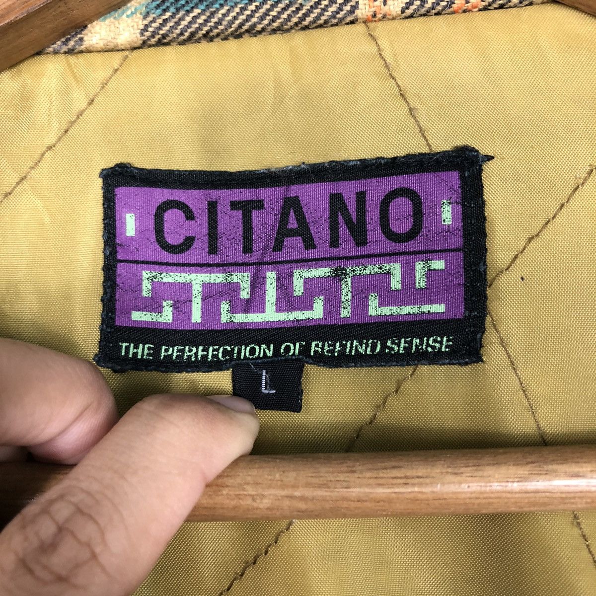 Japanese Brand × Vintage 📌Vintage Flannel Shirt Jacket Citano Tartan Issey Miyake Size US L / EU 52-54 / 3 - 18 Thumbnail