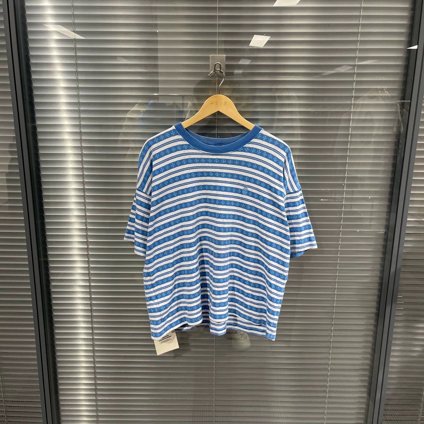 Chrome Hearts Chrome Hearts Blue-White Sword Embroidered SS M Tee 95New Size US M / EU 48-50 / 2 - 1 Thumbnail