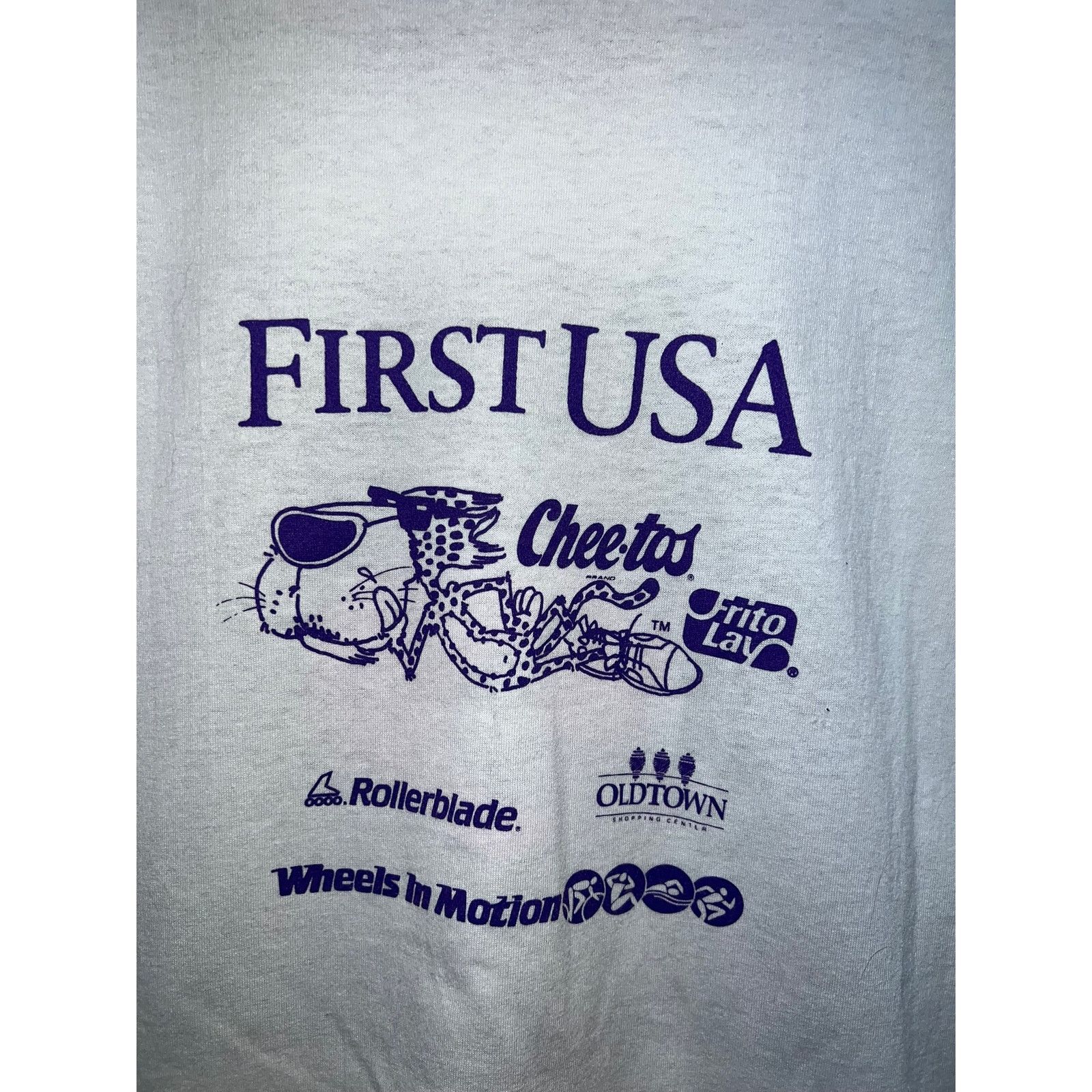 Hanes Vintage Dallas Shirt Dallas Cares 5K Run 1992 Cheeto 90s XL Size US XL / EU 56 / 4 - 7 Thumbnail