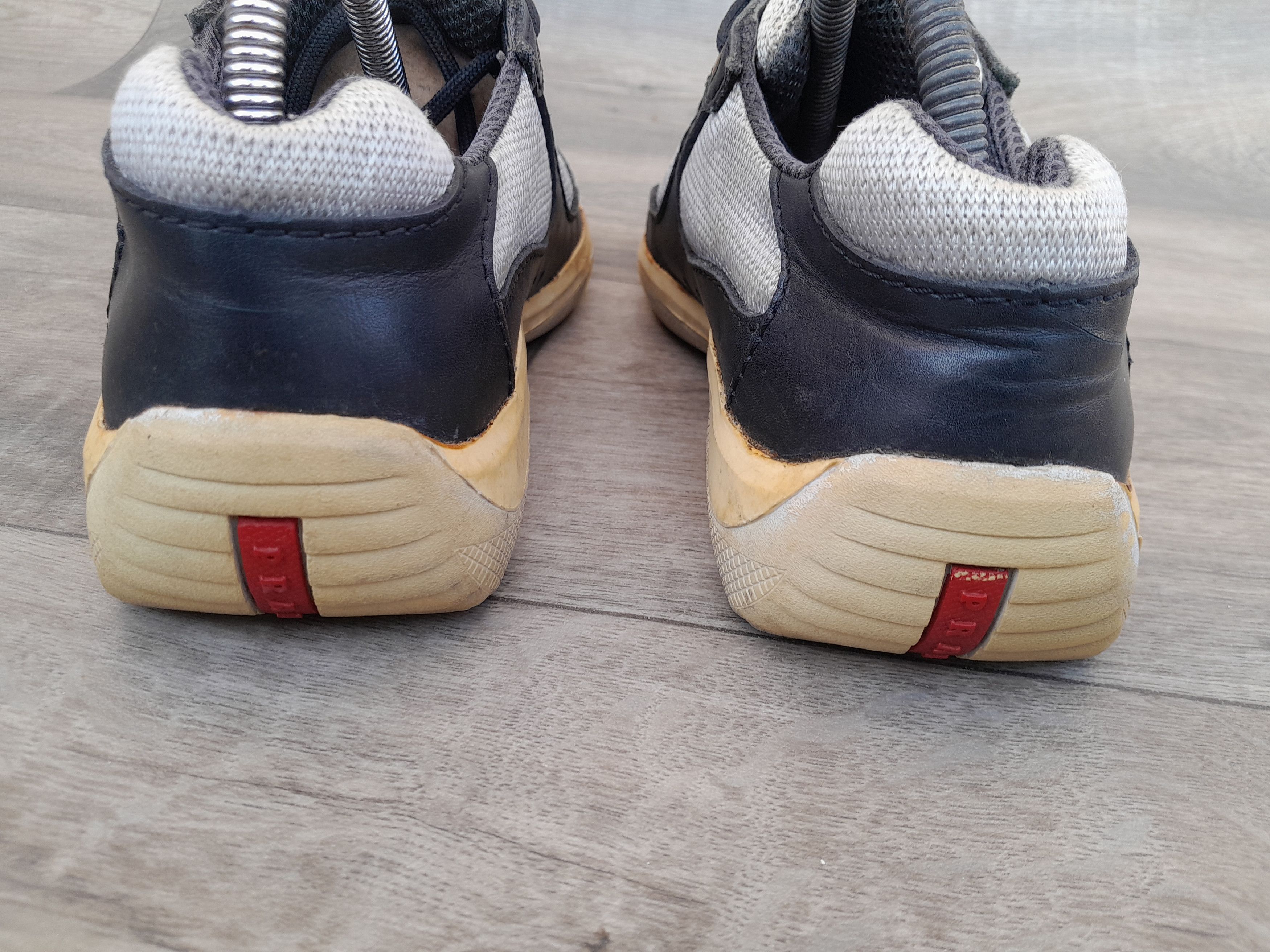 Prada Prada America’s Cup Navy Blue Leather Sneakers Size US 7 / EU 40 - 3 Thumbnail