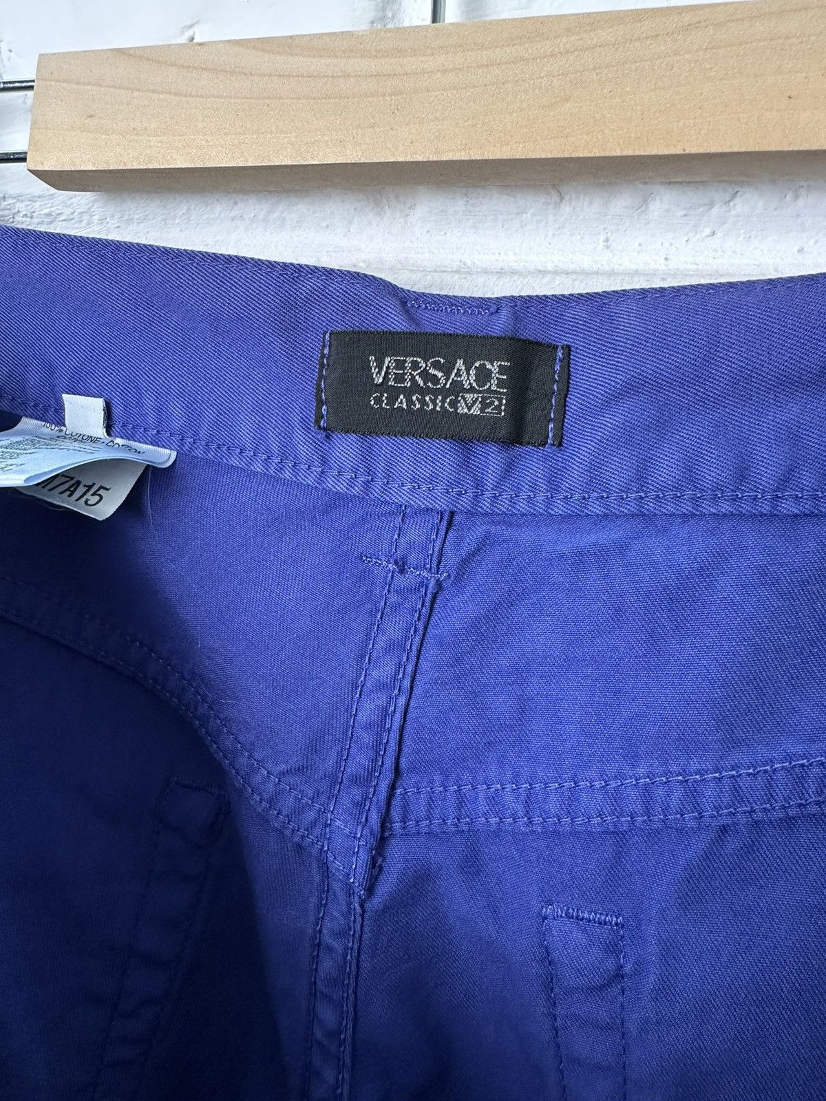 Versace Y2K Versace V2 Classic Purple Chino Pants Size US 34 / EU 50 - 6 Thumbnail