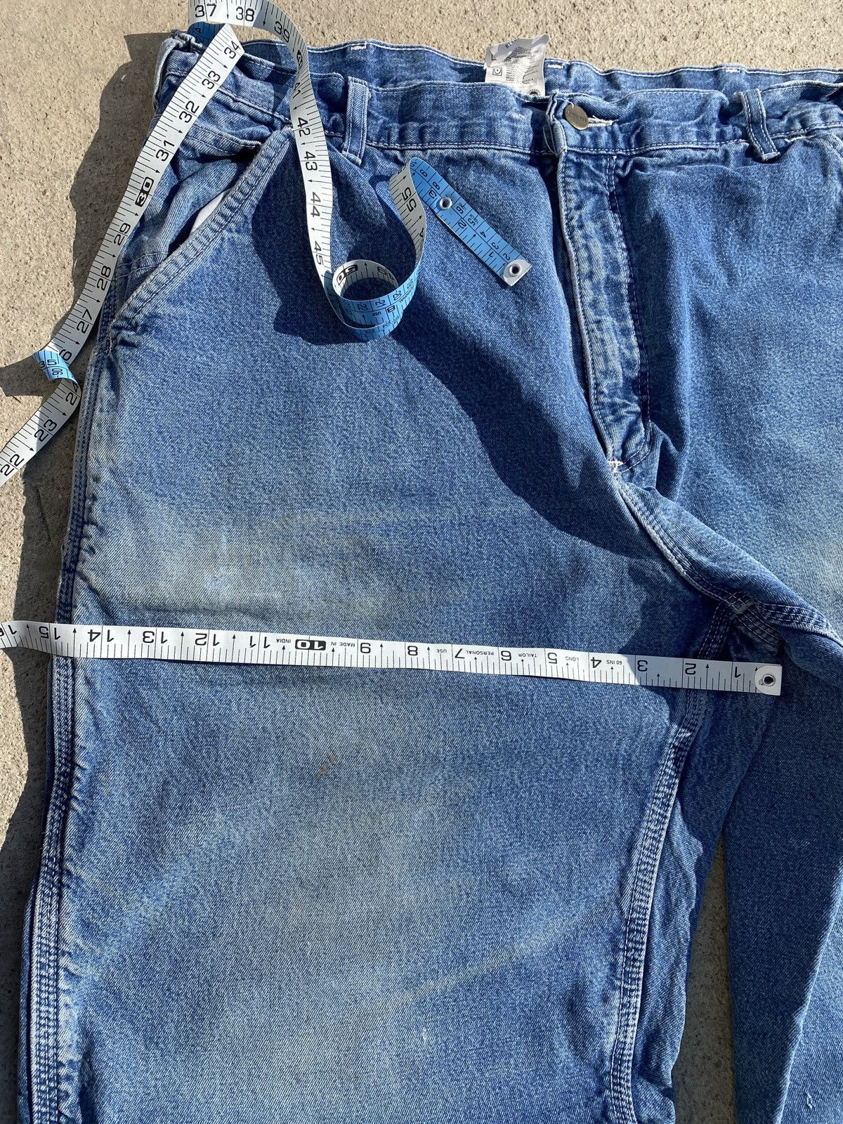 Carhartt Crazy Vintage Carhartt Thrashed Flannel Lined Pant Size US 38 / EU 54 - 5 Thumbnail