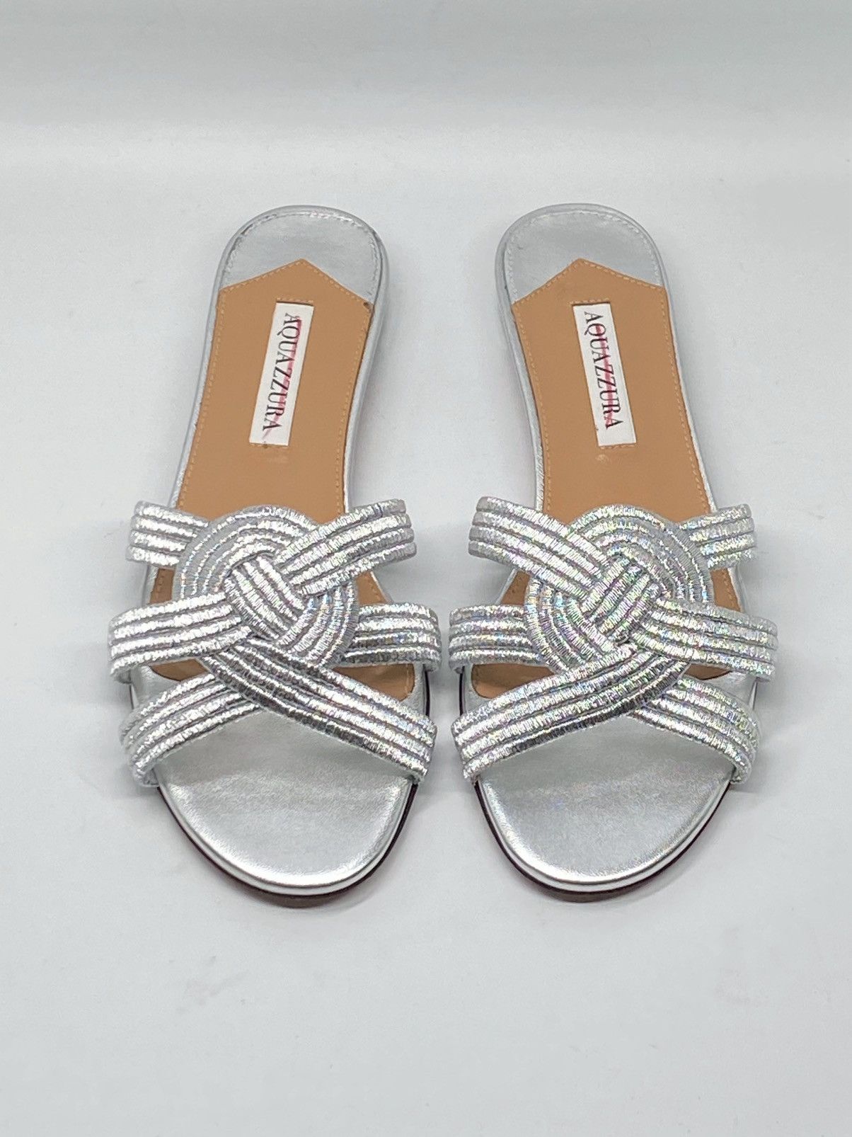Aquazzura Aquazzura Felix Leather Sandals size 37.5 Size US 7.5 / IT 37.5 - 1 Thumbnail