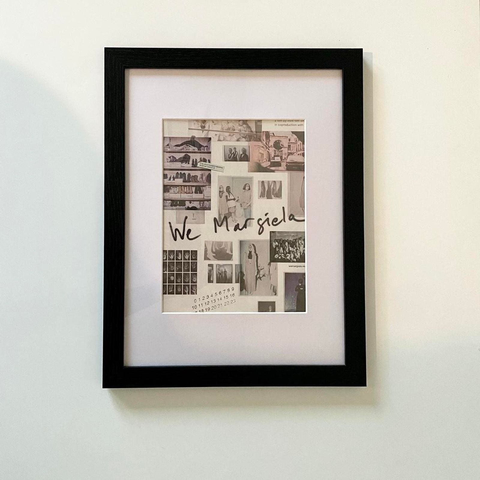 Maison Margiela × Vintage Maison Martin Margiela We Margiela framed poster 9x12 Size ONE SIZE - 1 Thumbnail