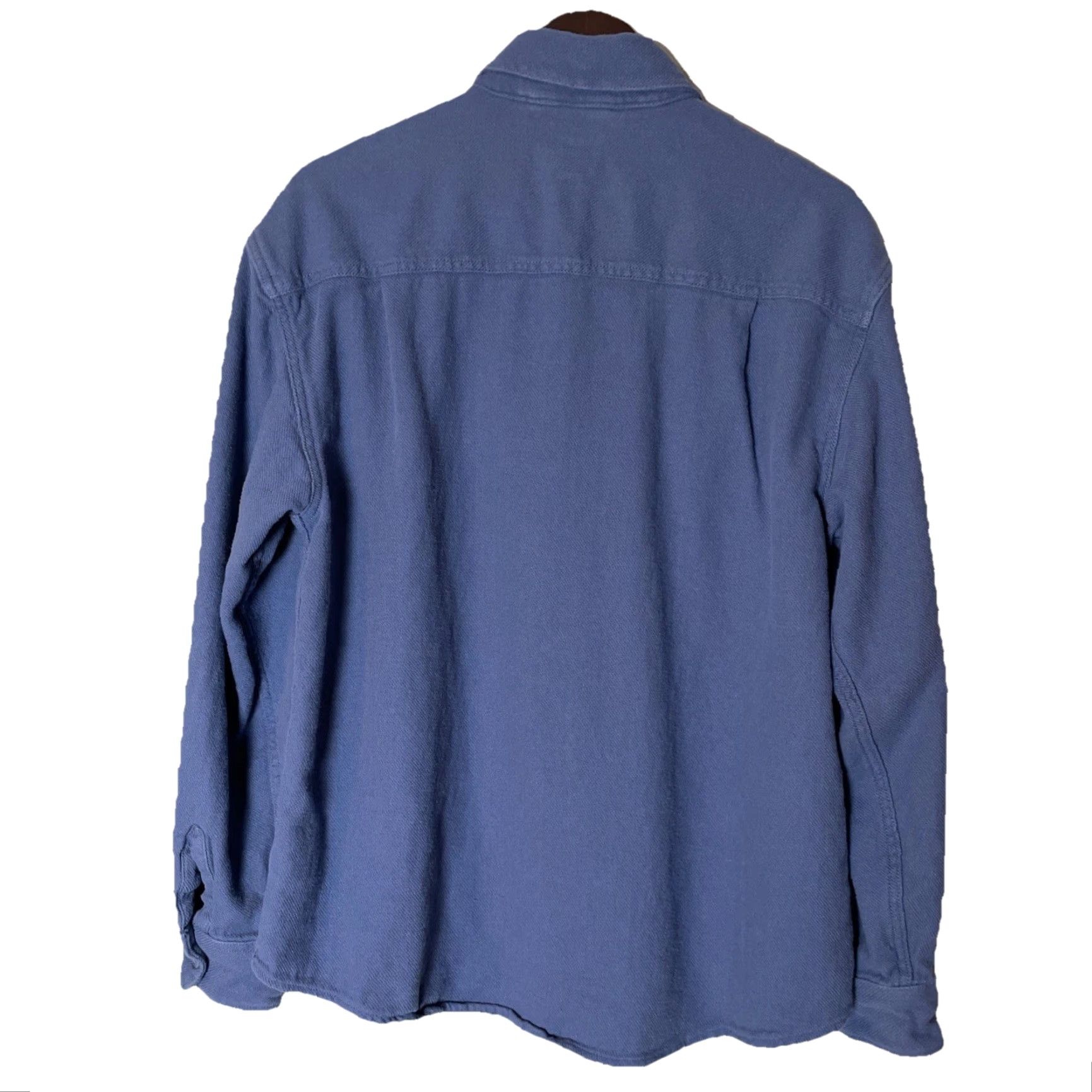 American Eagle Outfitters American Eagle Outfitters Shirt Mens M Blue Relaxed Chamois Flannel Button Cabincore Outdoor Work Garpcore Mock? Size US M / EU 48-50 / 2 - 5 Thumbnail