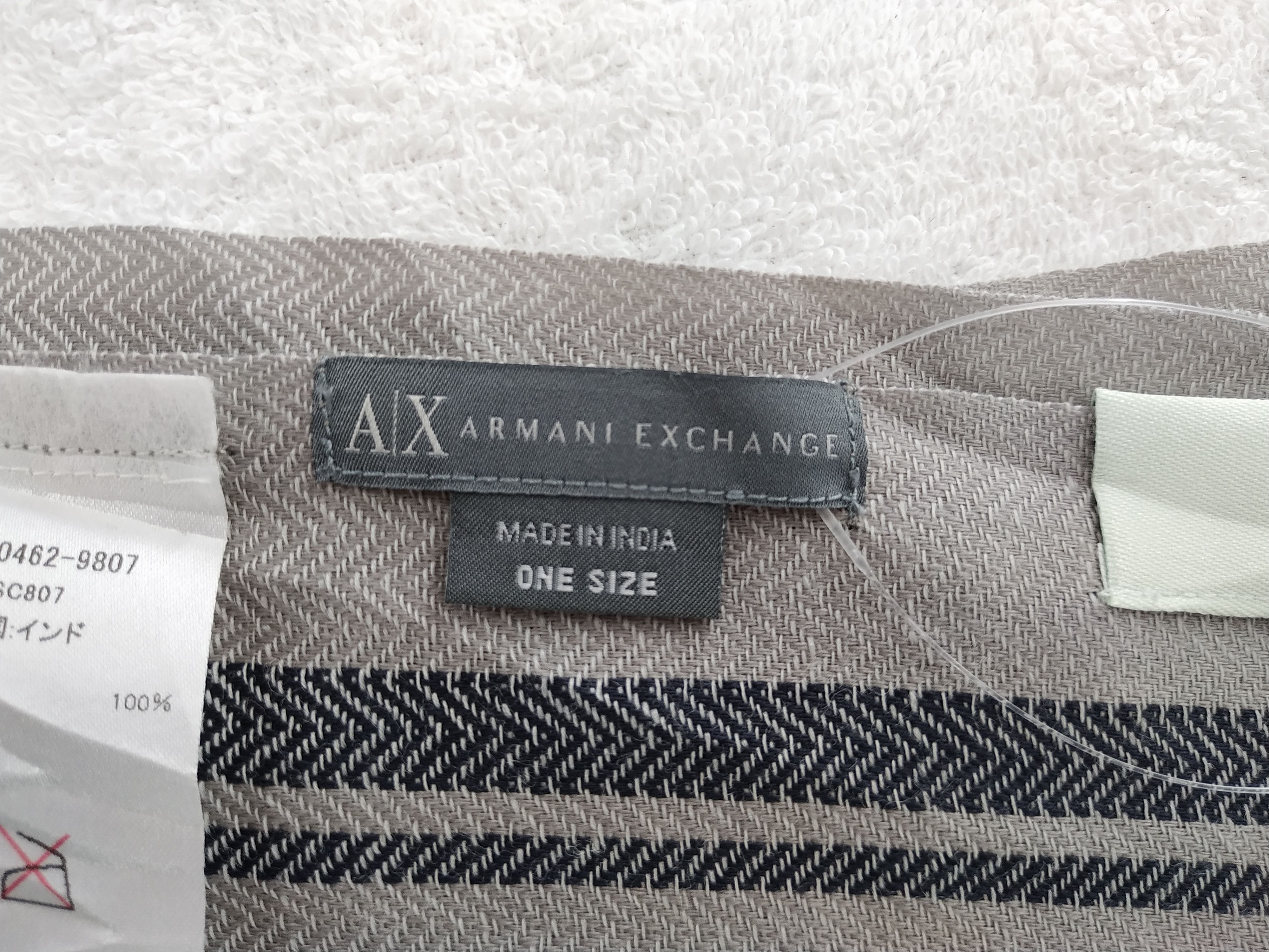 Armani Exchange Vintage Armani Exchange Scarf/Muffler/Neckwear MF305 Size ONE SIZE - 6 Thumbnail