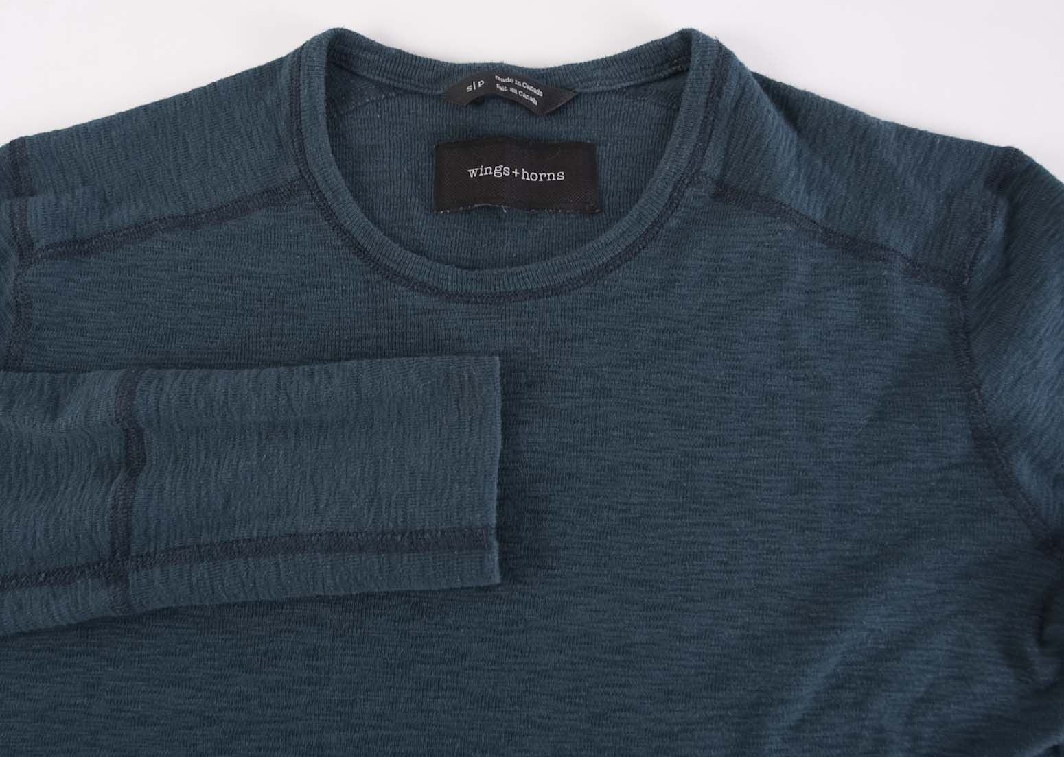 Wings + Horns Wings & Horns Sweater Cotton Made in Canada Unisex Size S Size US S / EU 44-46 / 1 - 4 Thumbnail